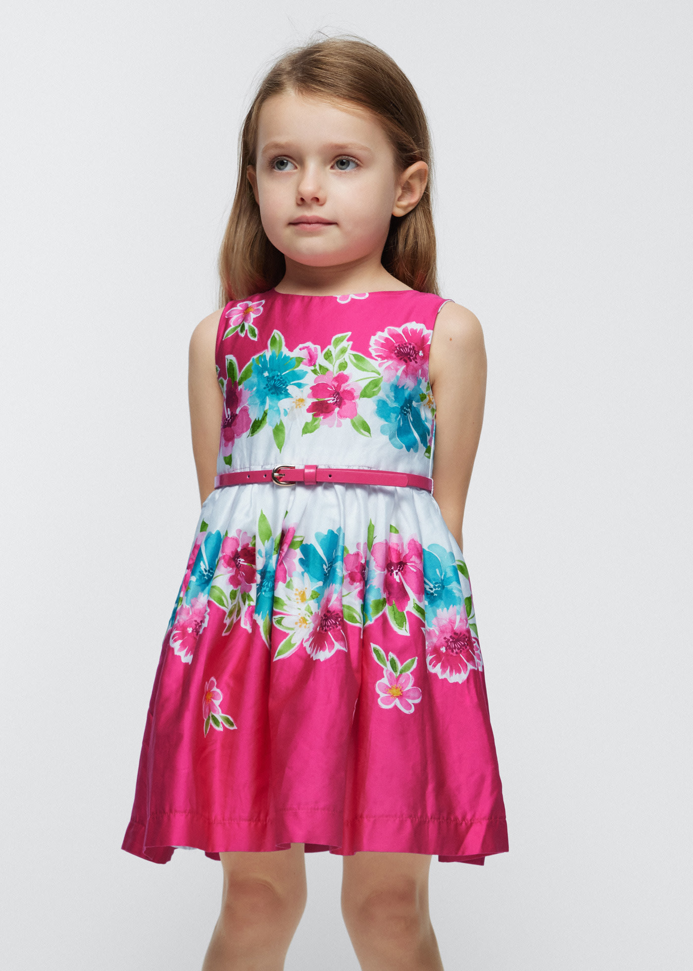 Rochie curea popelin fetita