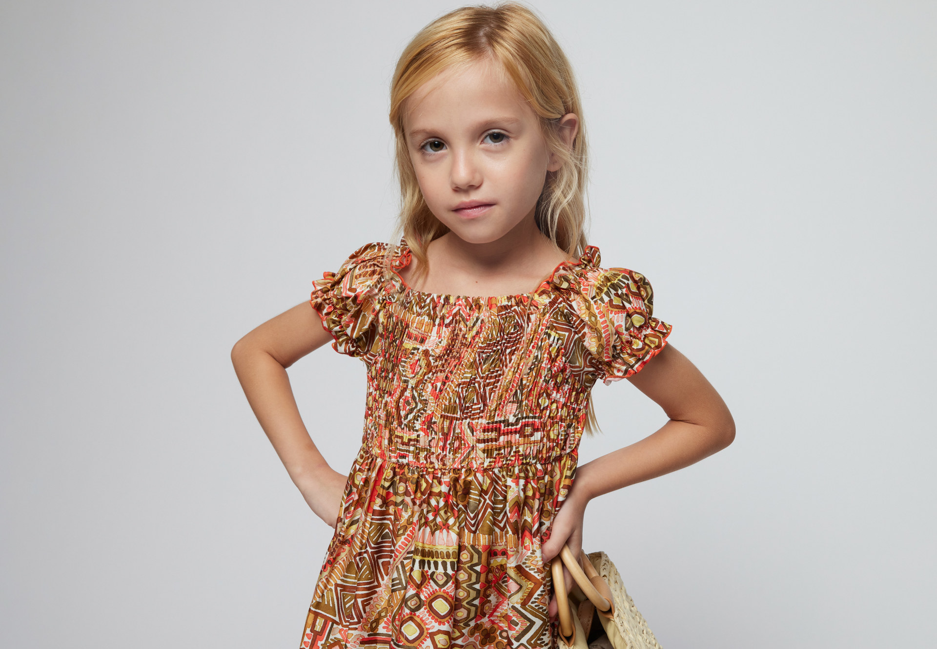 Kleid gesmokt Better Cotton Mädchen