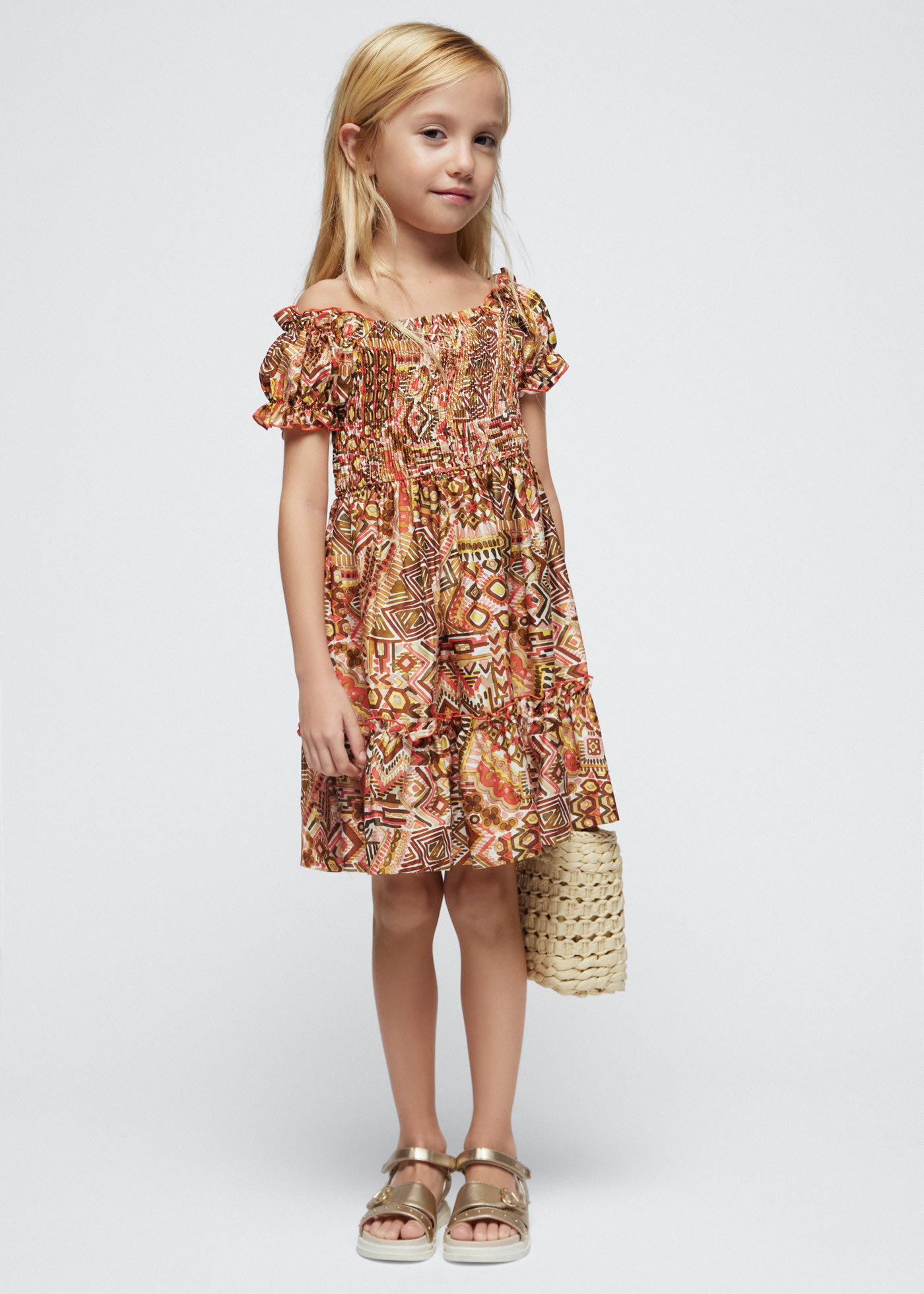 Kleid gesmokt Better Cotton Mädchen