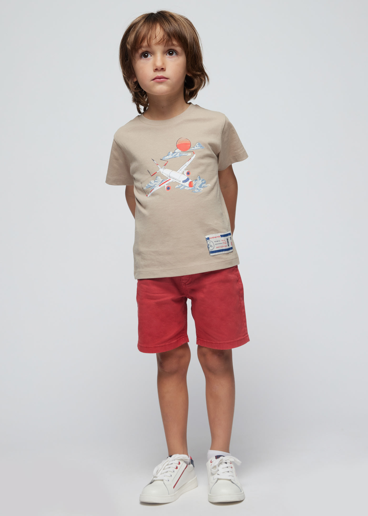 Boys t-shirt airplane print Better Cotton