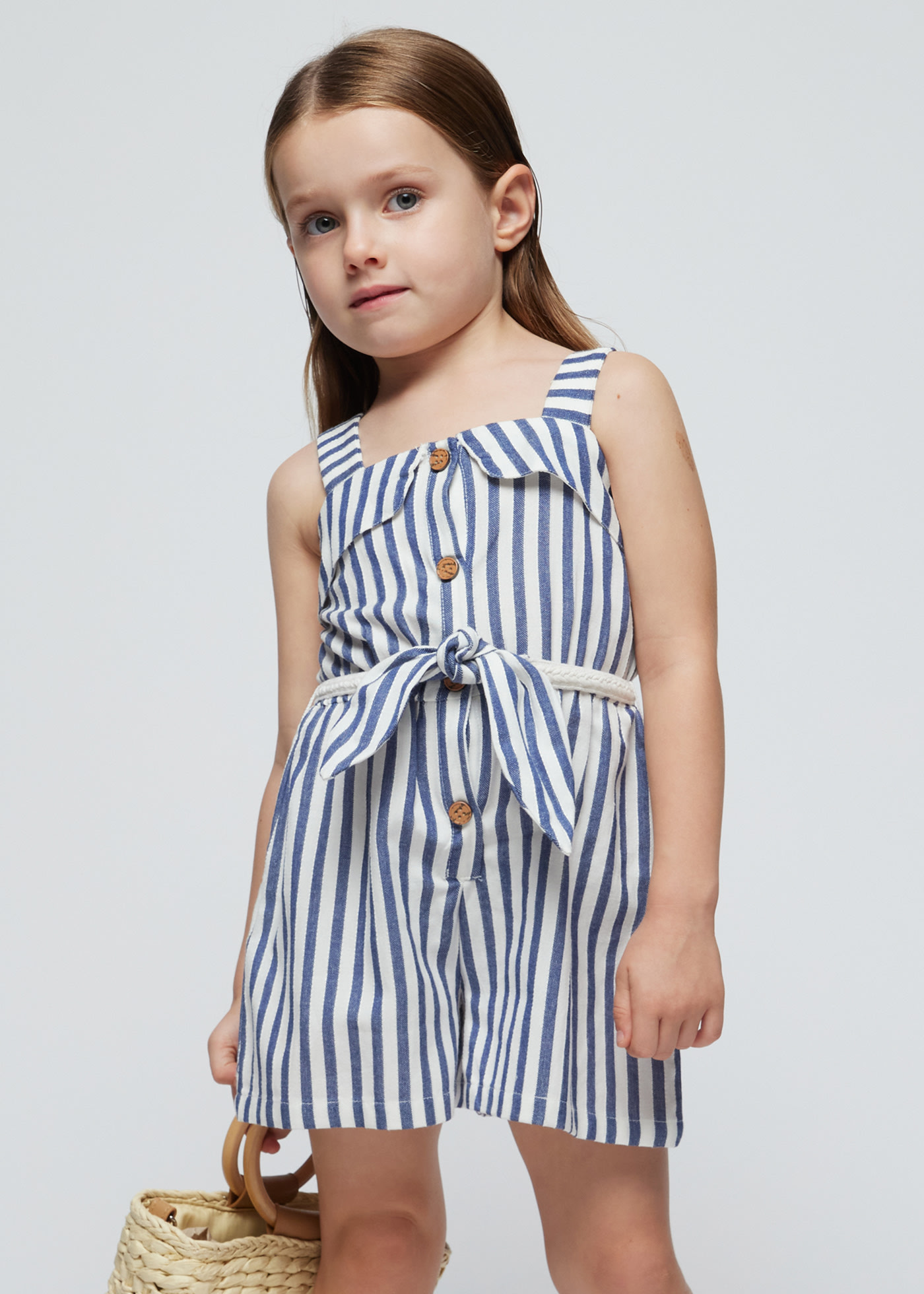 Girl Striped Playsuit