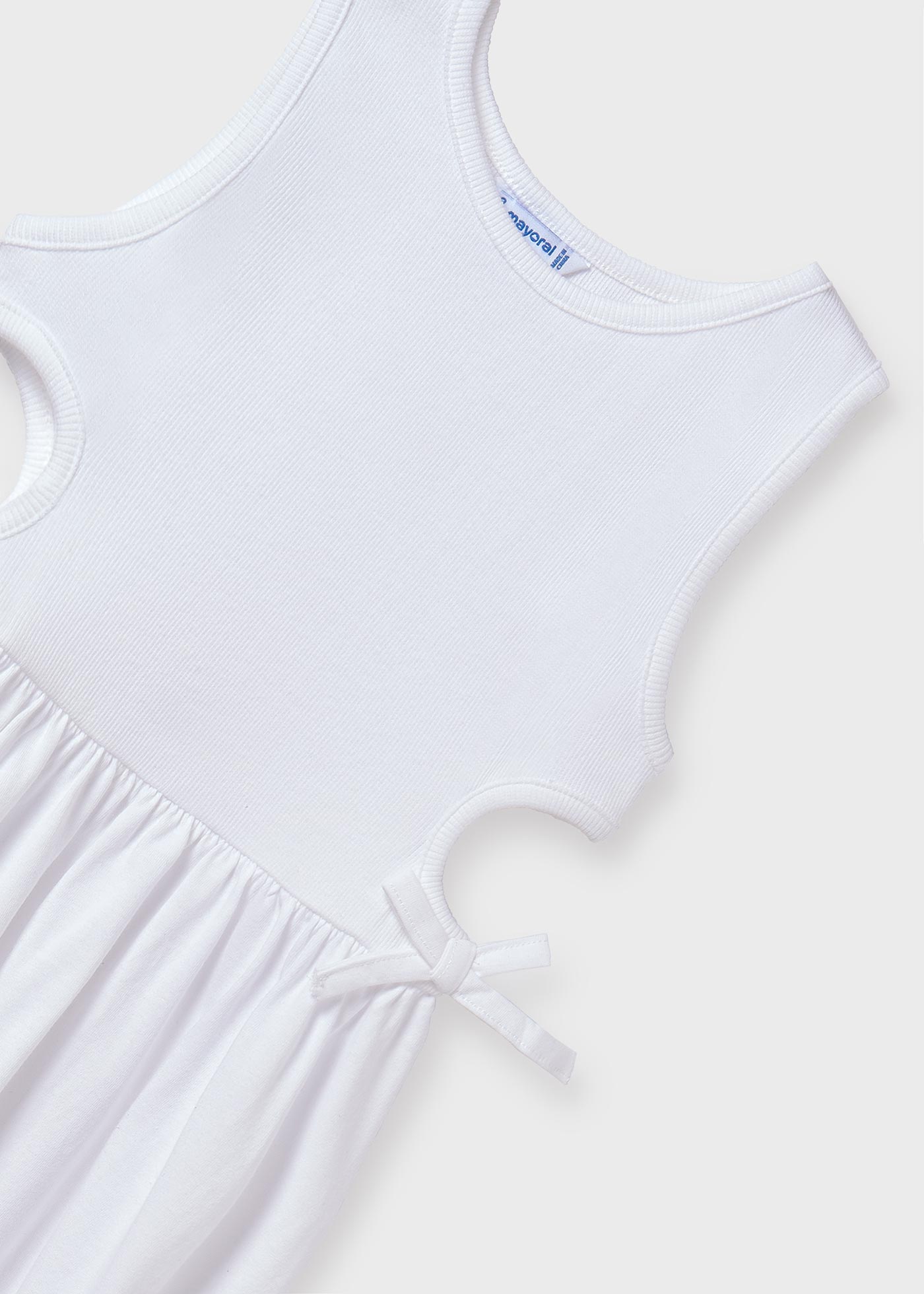Vestito cut out canalé ragazza