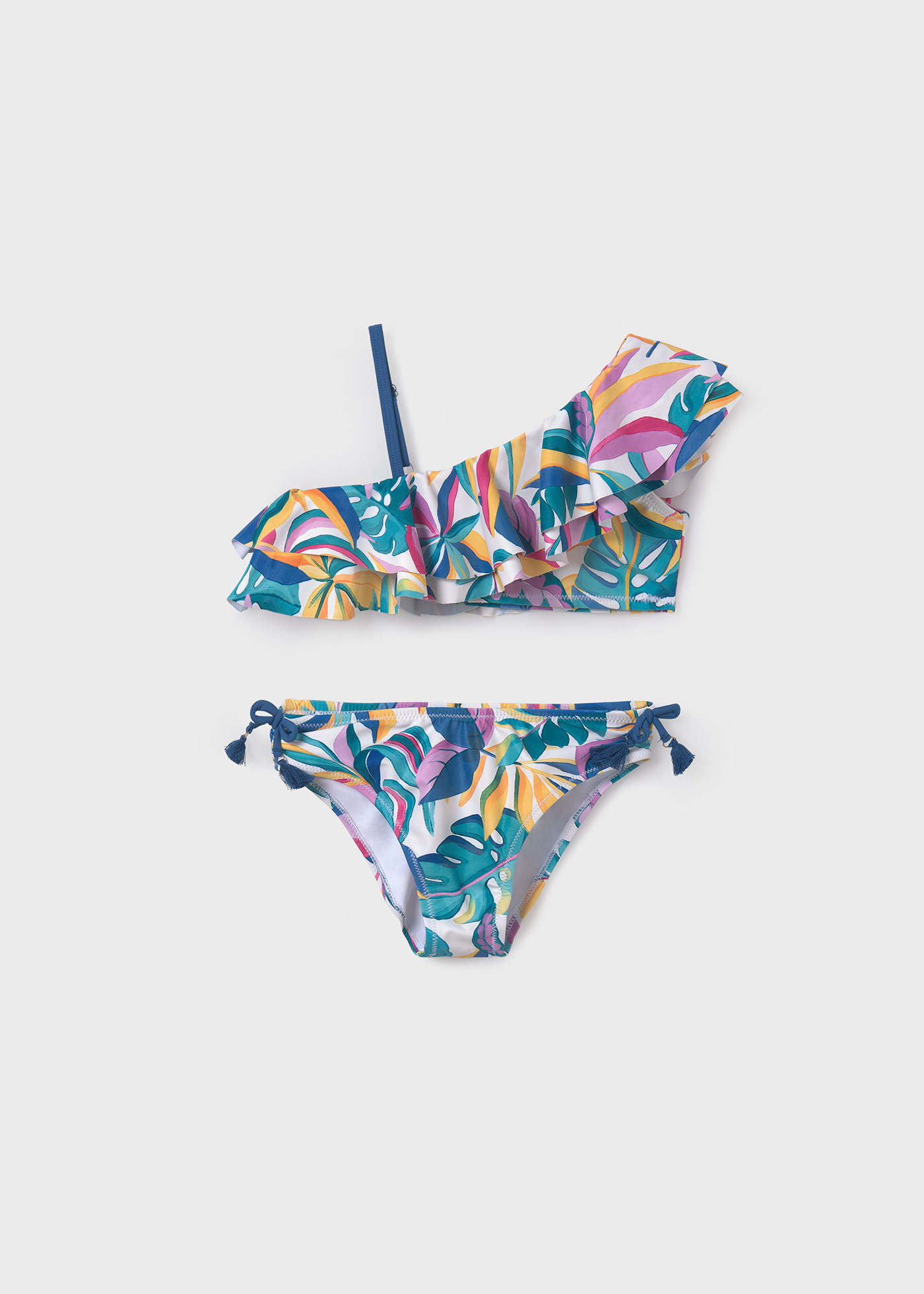 Girls asymmetrical bikini set