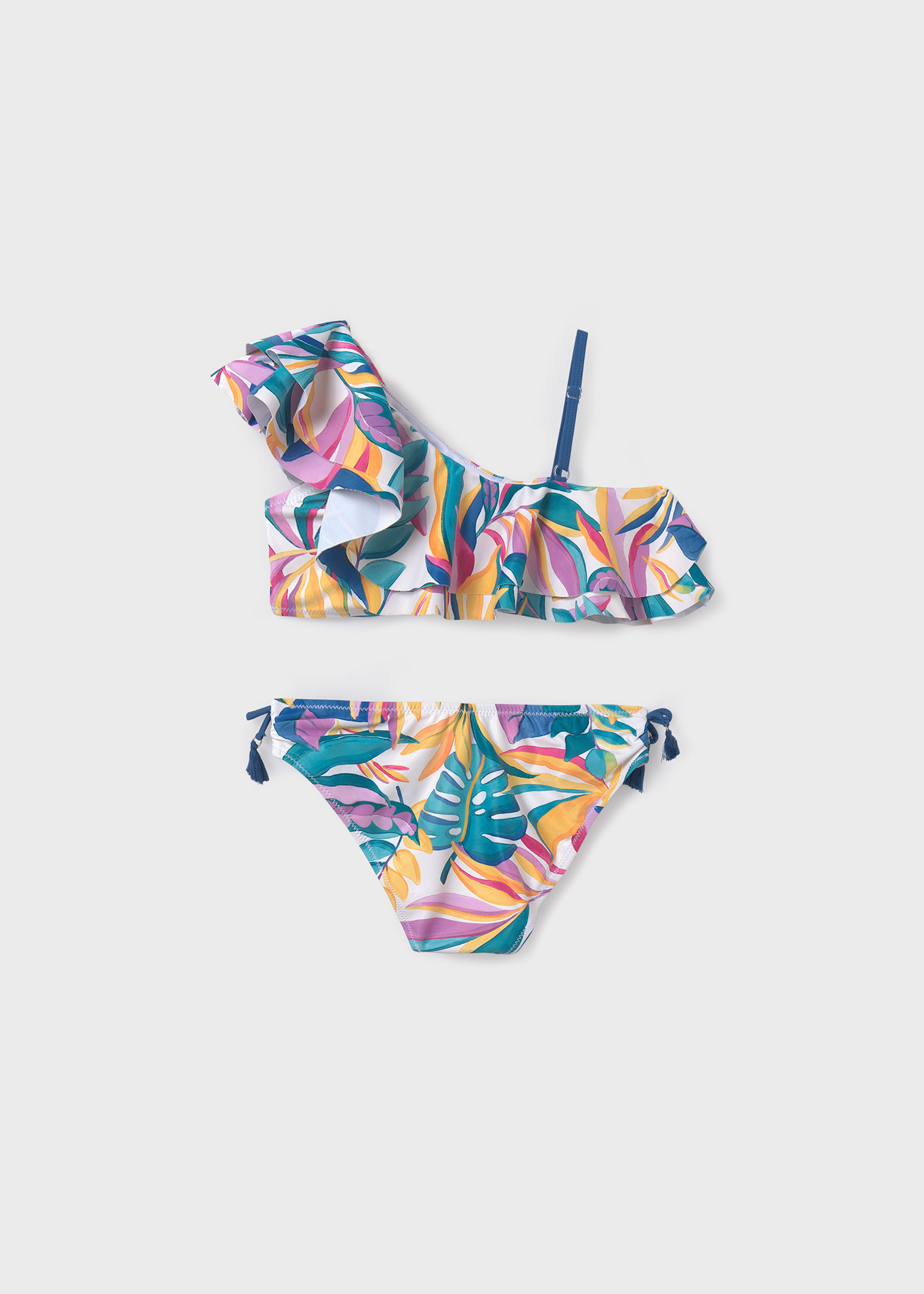 Girls asymmetrical bikini set