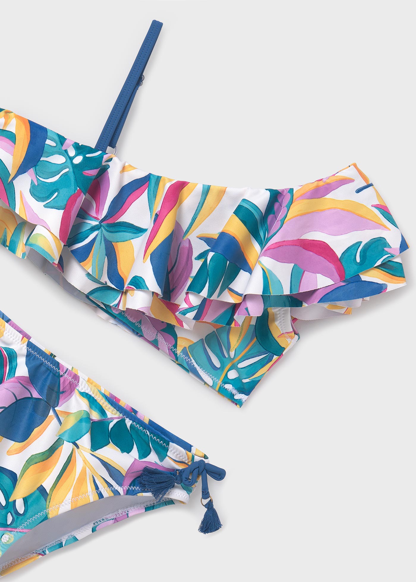 Girl asymmetric bikini