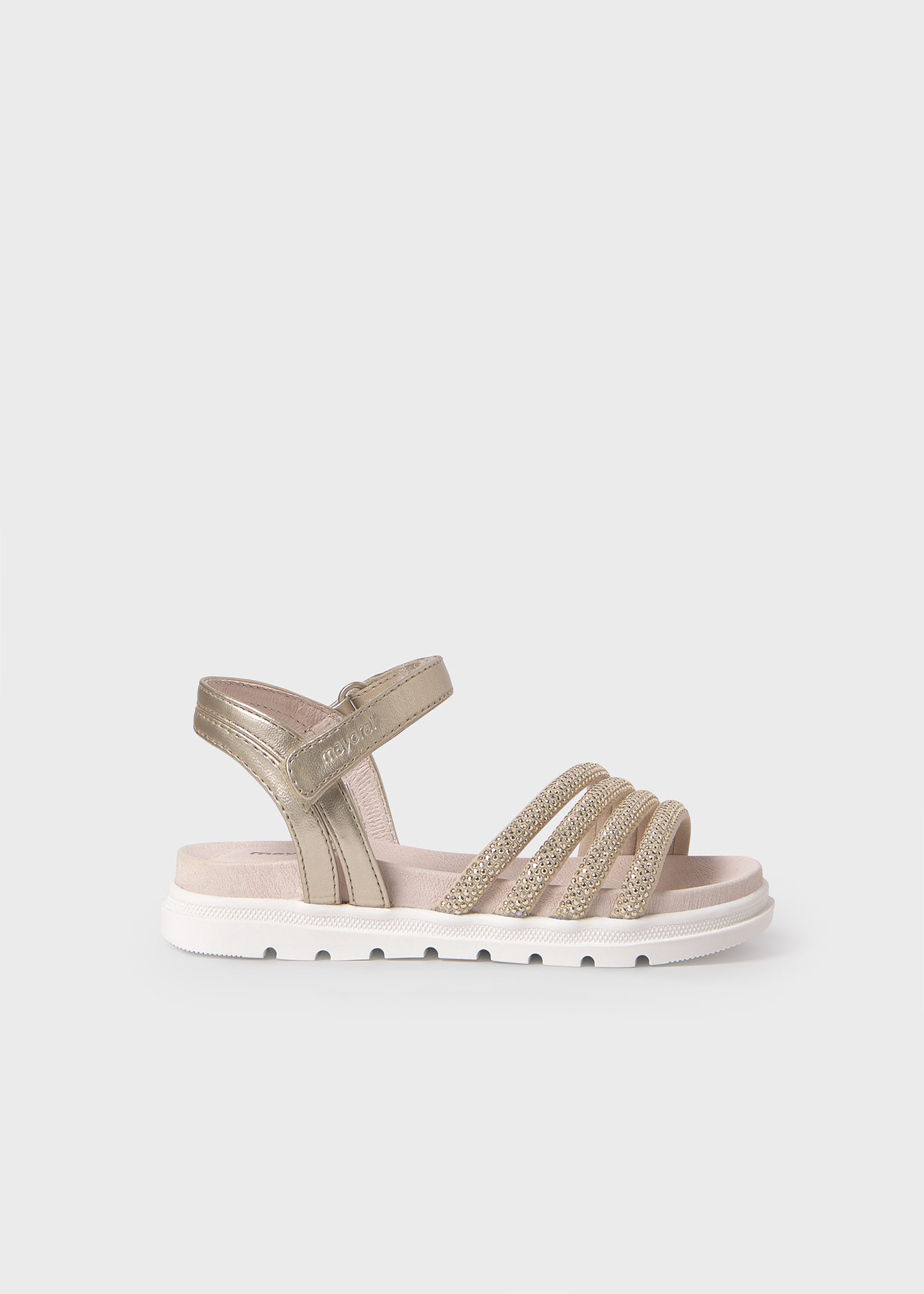 Sandalen Glitter nachhaltige Leder-Innensohle Teenager Mädchen