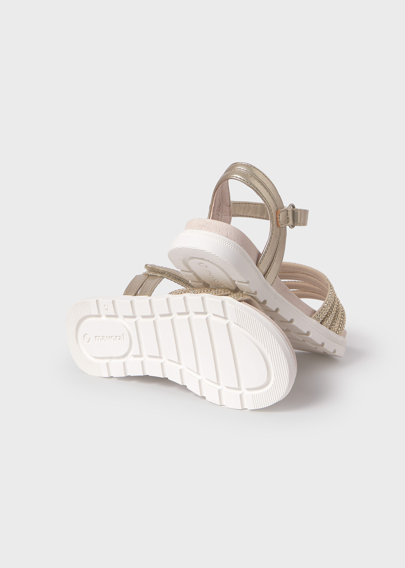 Sandalen Glitter nachhaltige Leder-Innensohle Teenager Mädchen