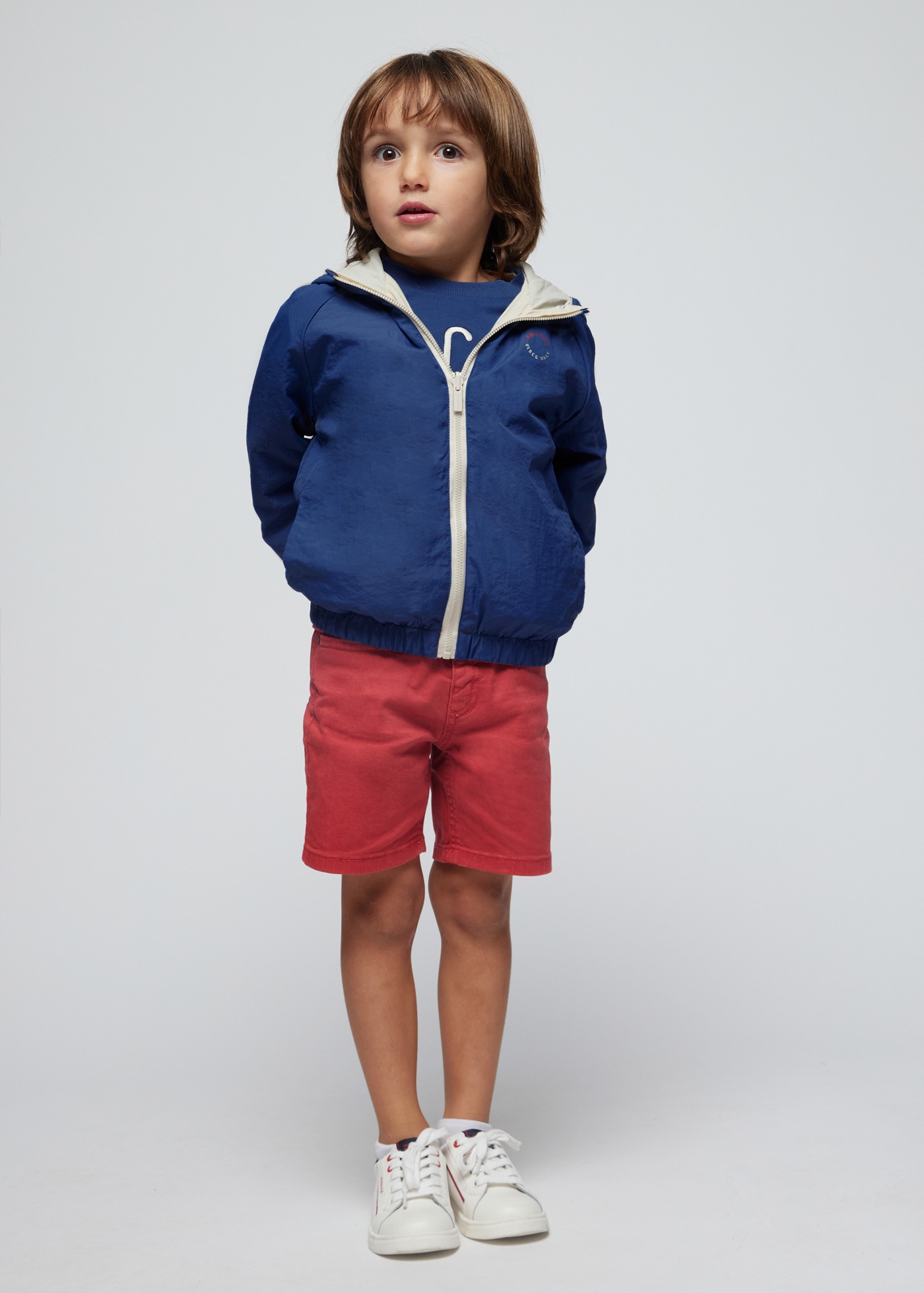 Boy Reversible Windbreaker Jacket