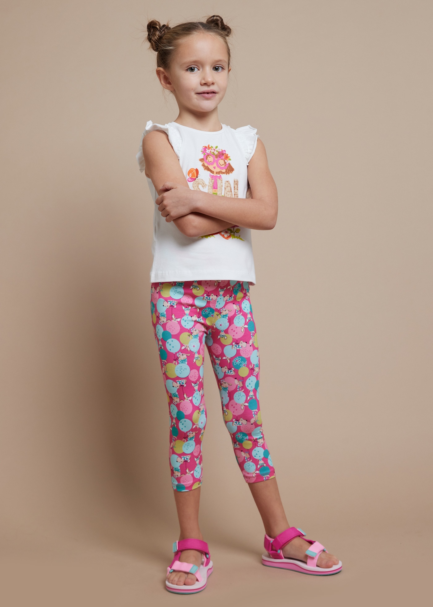 Hosiery 10 colors Girls Printed Capri, 145, Size: s m l xl at Rs