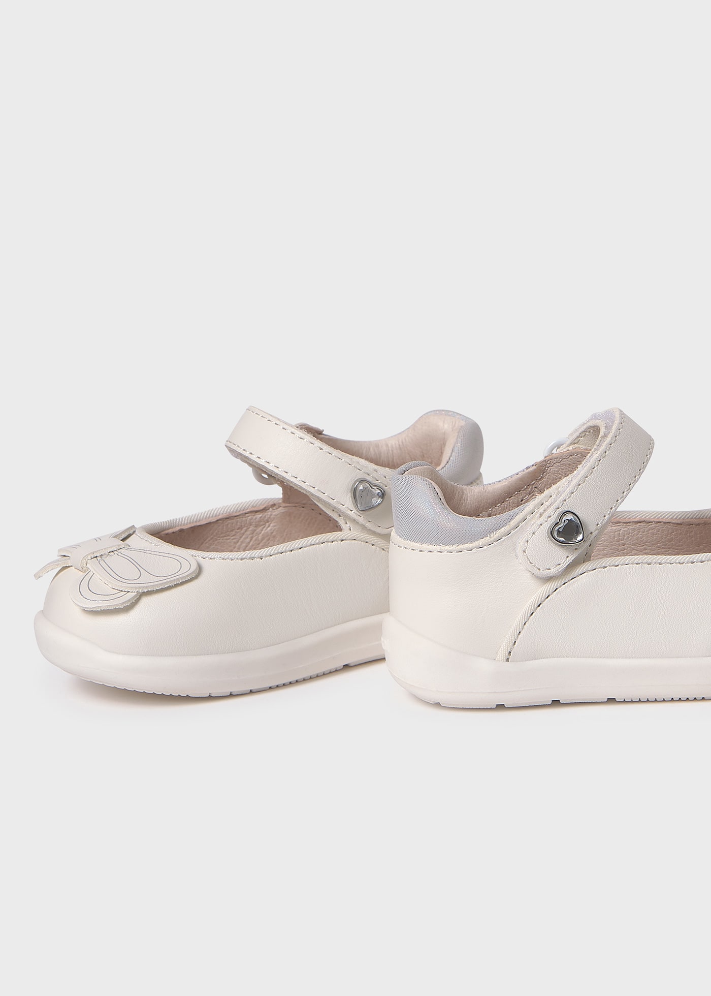 Baby mary jane sustainable leather