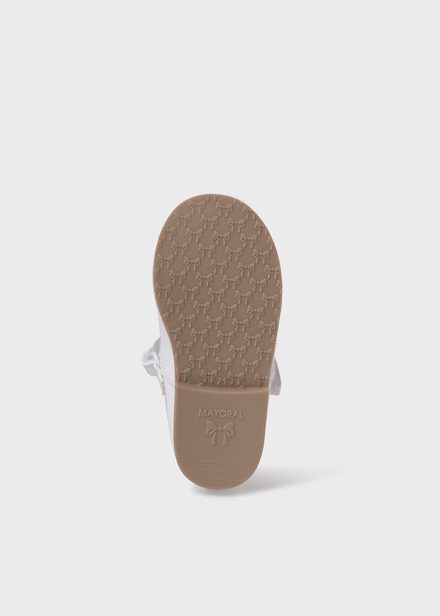 Baby mary jane sustainable patent leather