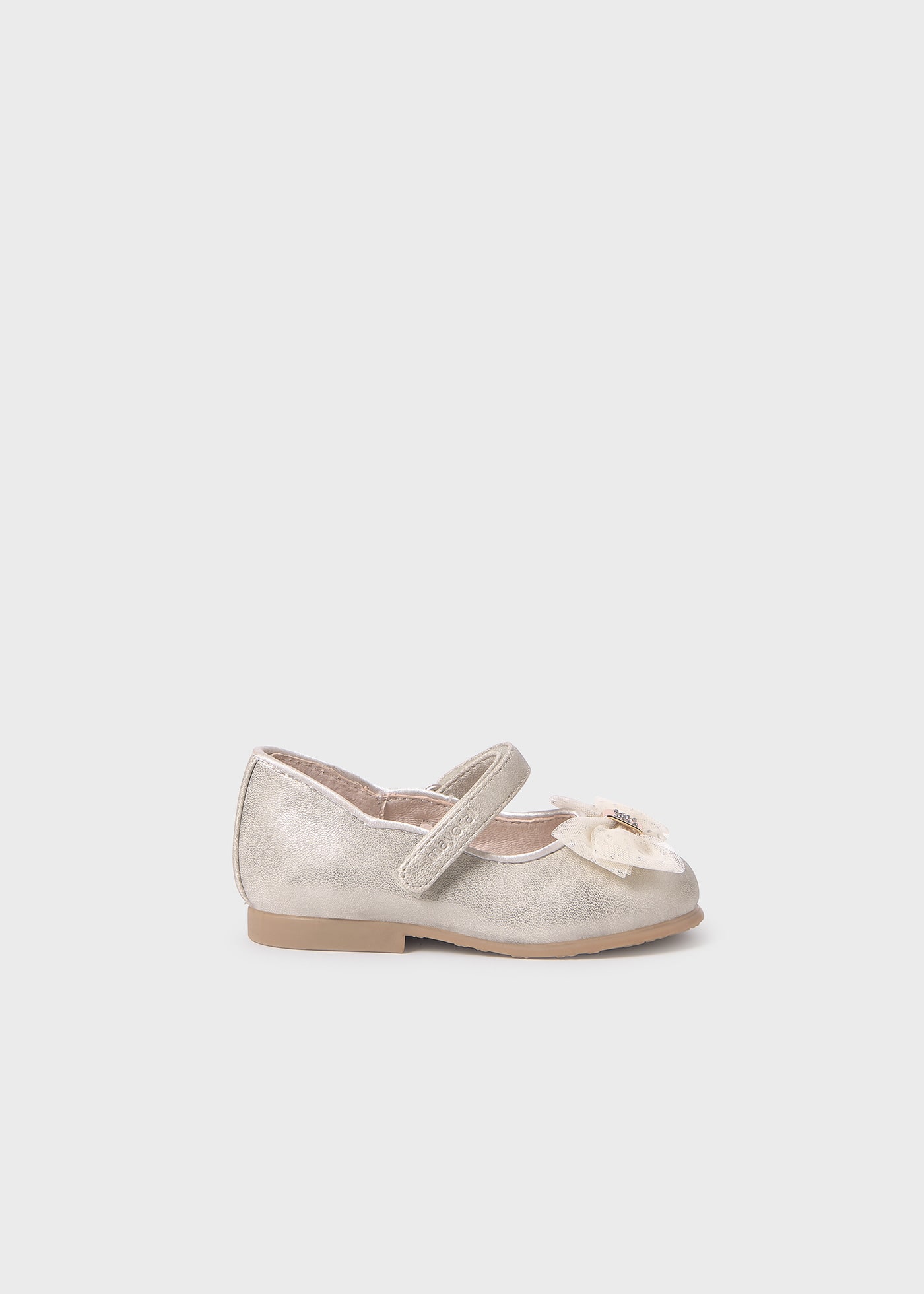 Baby mary jane sustainable leather