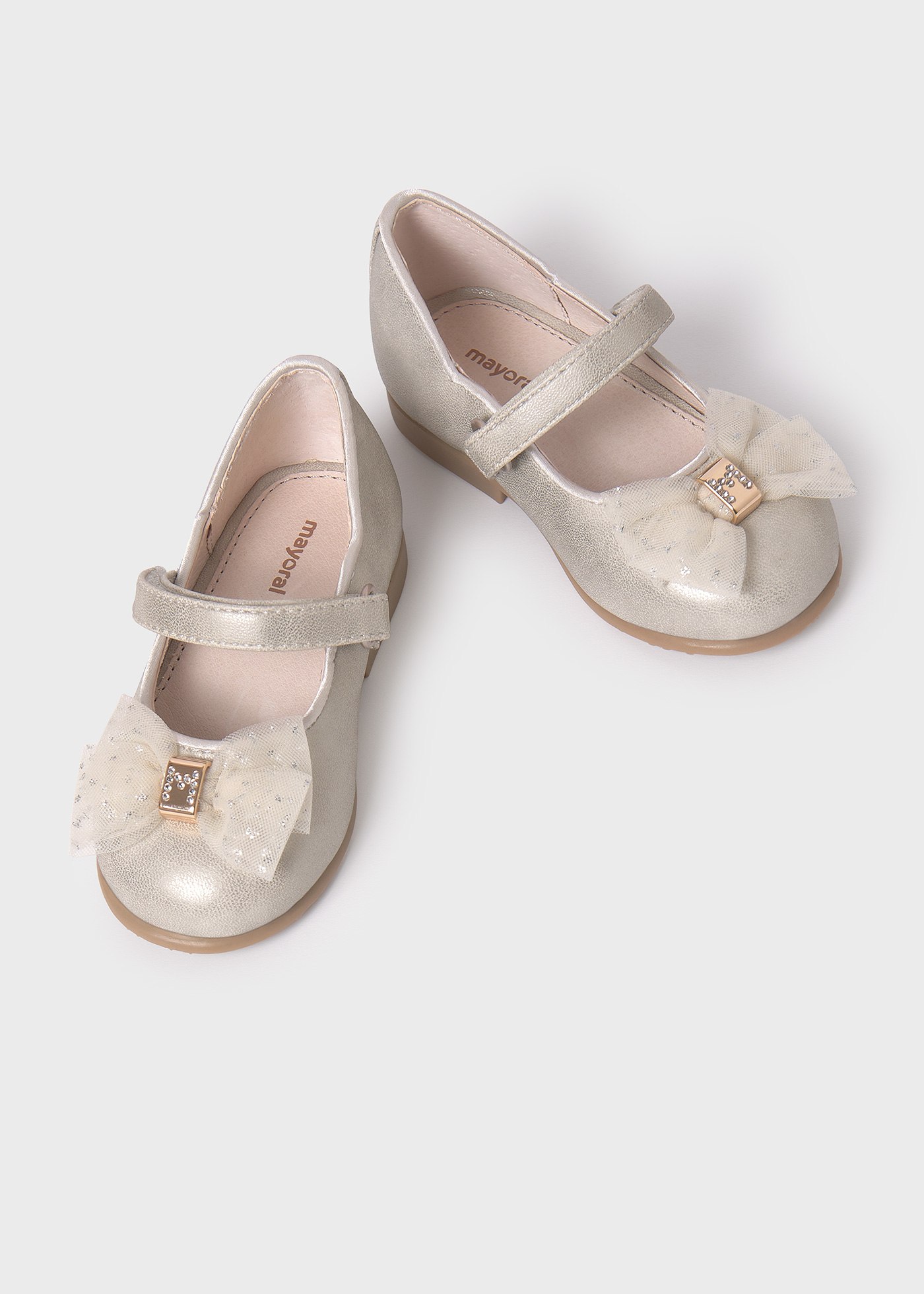 Baby mary jane sustainable leather