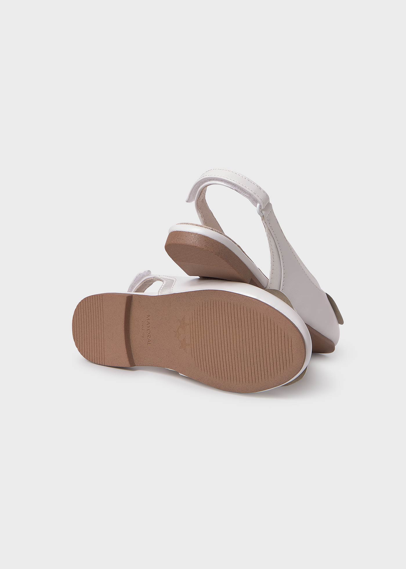 Girls ballet flat sustainable leather