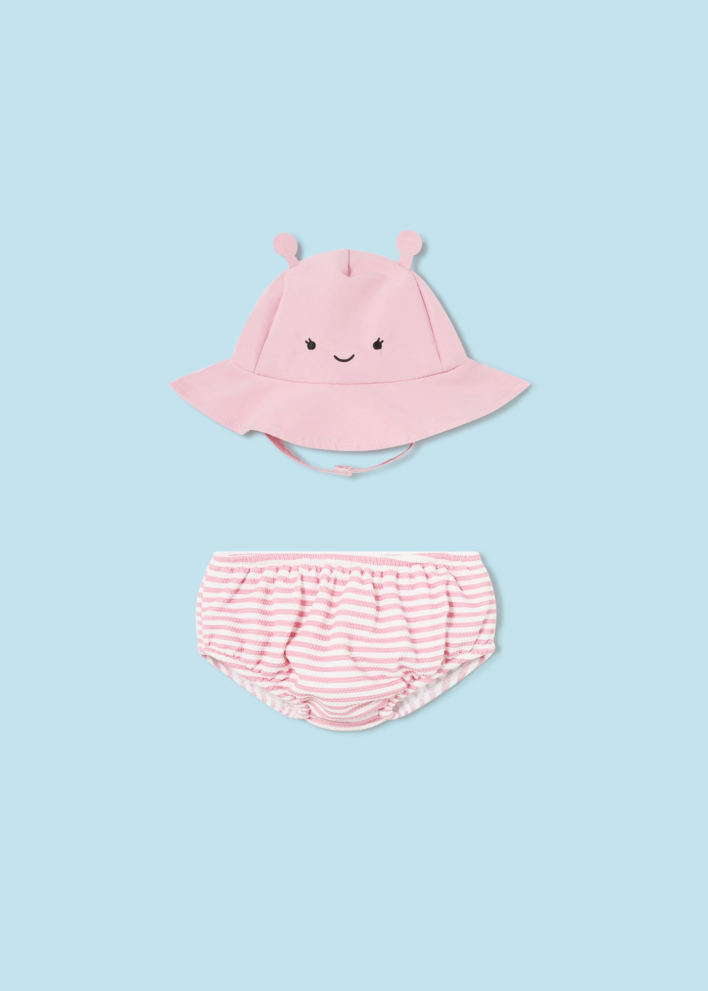 Newborn Swim Pants and Bucket Hat Set
