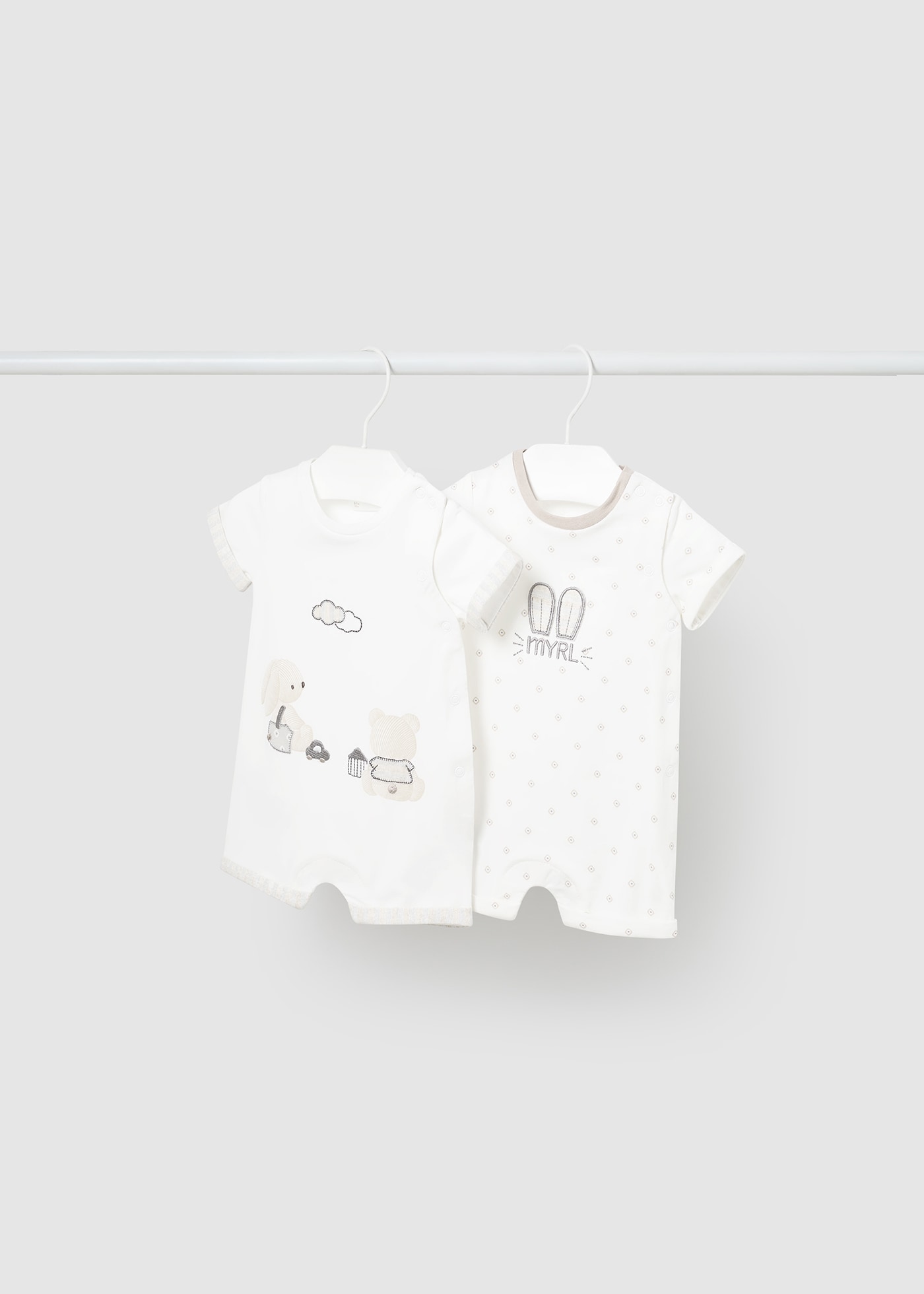 Newborn Set of 2 Bodysuits Better Cotton