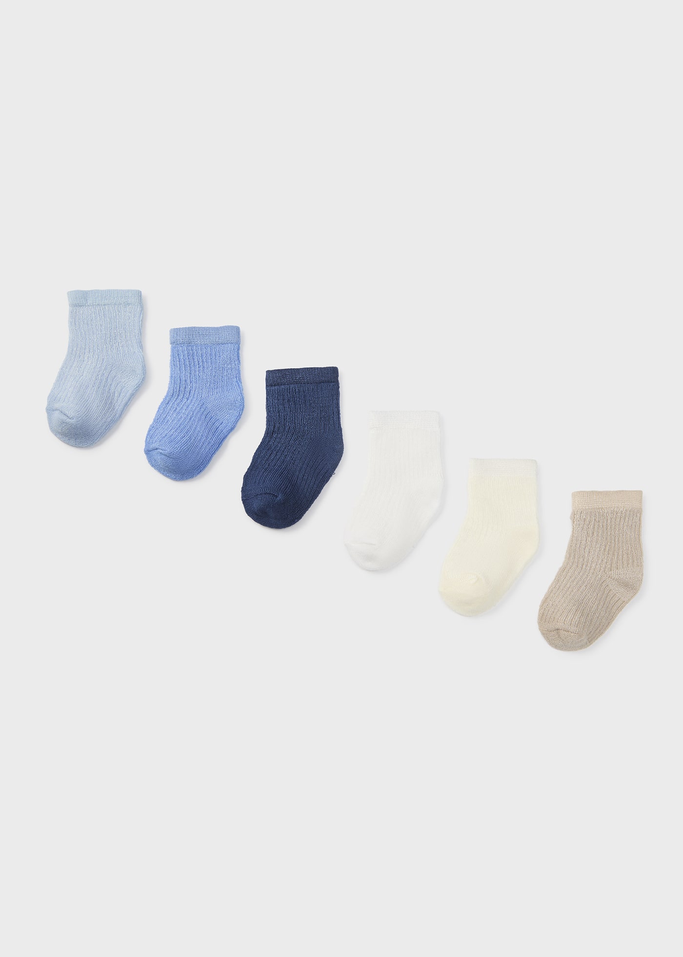 Set 6 calcetines con LENZING™ ECOVERO™ Viscosa recién nacido