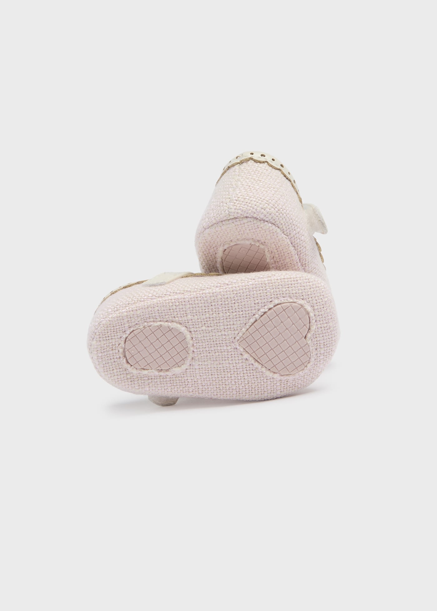 Newborn Textured Mary Janes