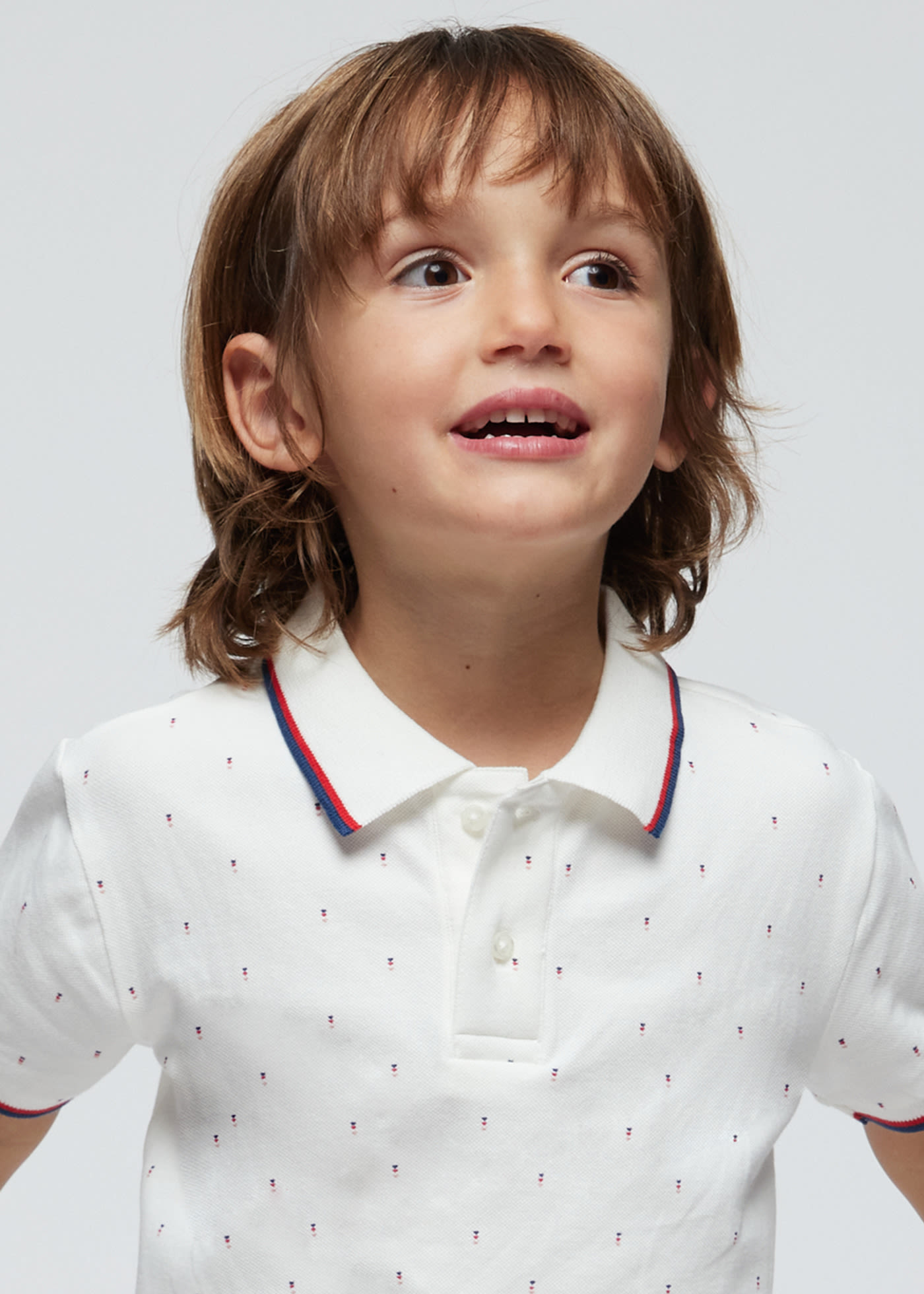 Boys printed polo shirt Better Cotton