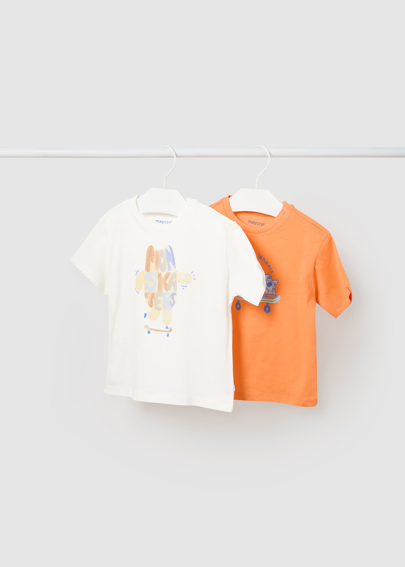 Set 2 camisetas oversize Better Cotton bebé