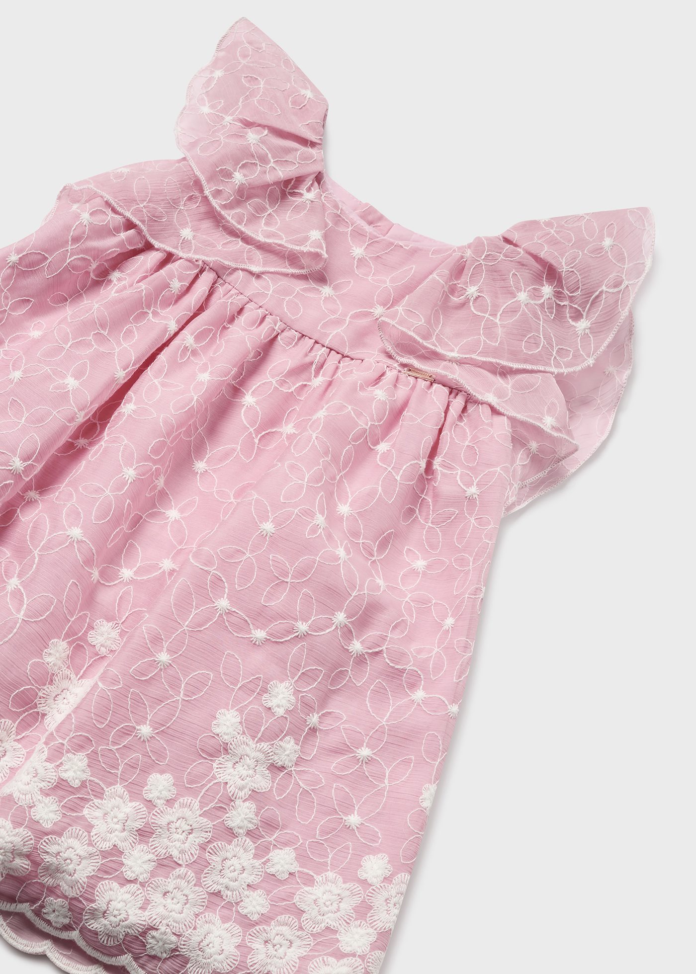 Baby embroidered bambula dress