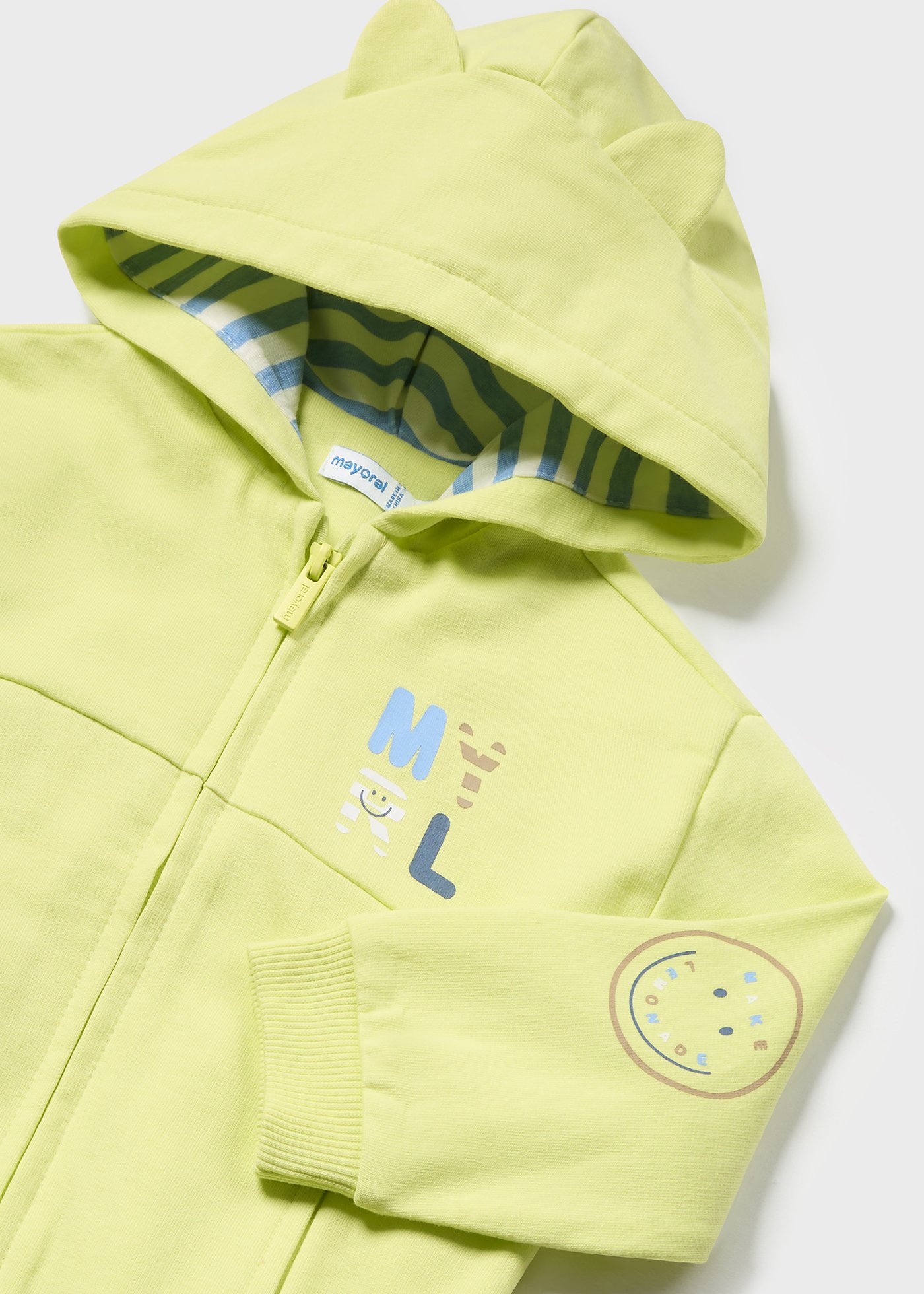 Bluza z kapturem z uszkami dla niemowlęcia