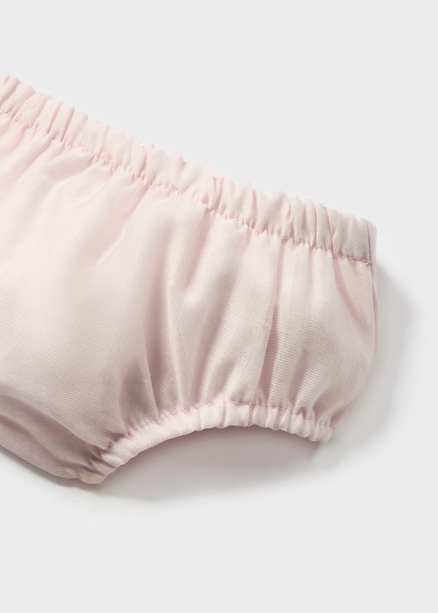 Vestido gasa con cubrepañal recién nacido