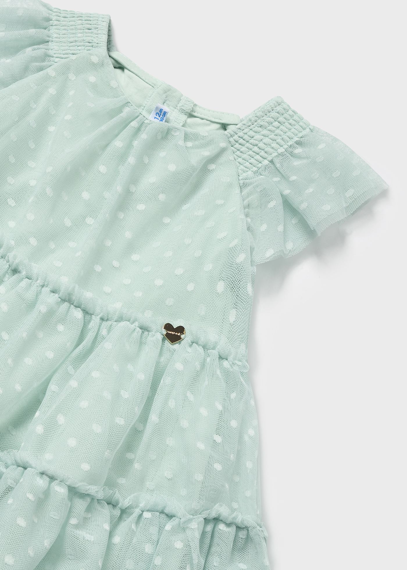 Kleid Plumeti Tüll mit Haarband Baby