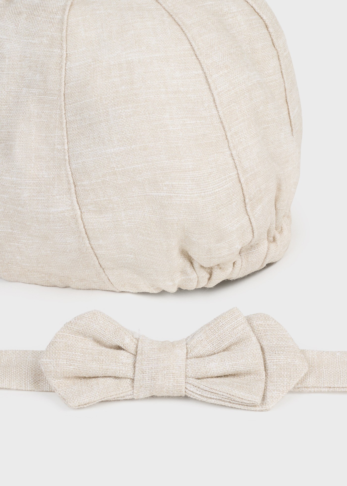 Newborn beret and bow tie set