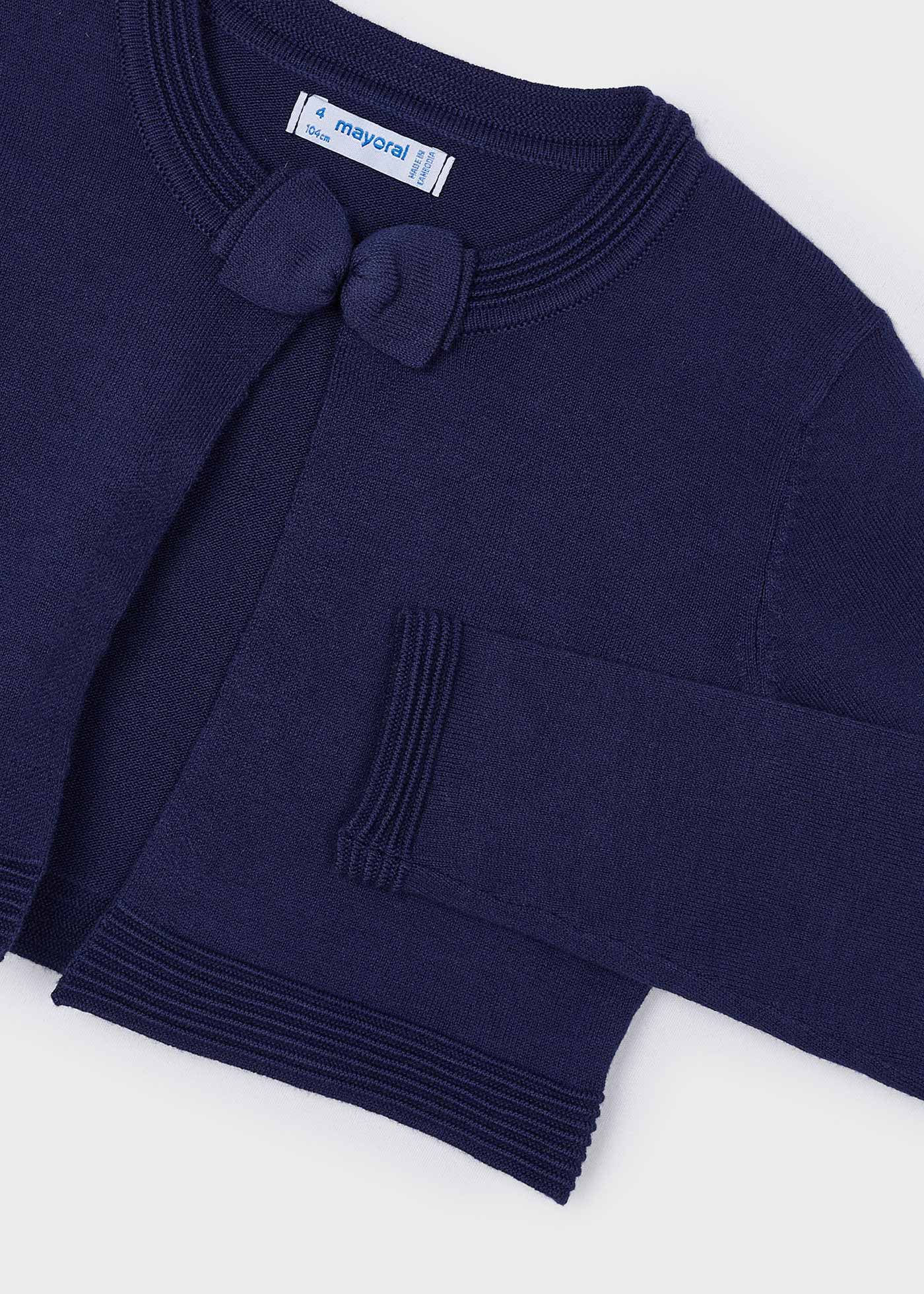 Cardigan fiocco Better Cotton bambina