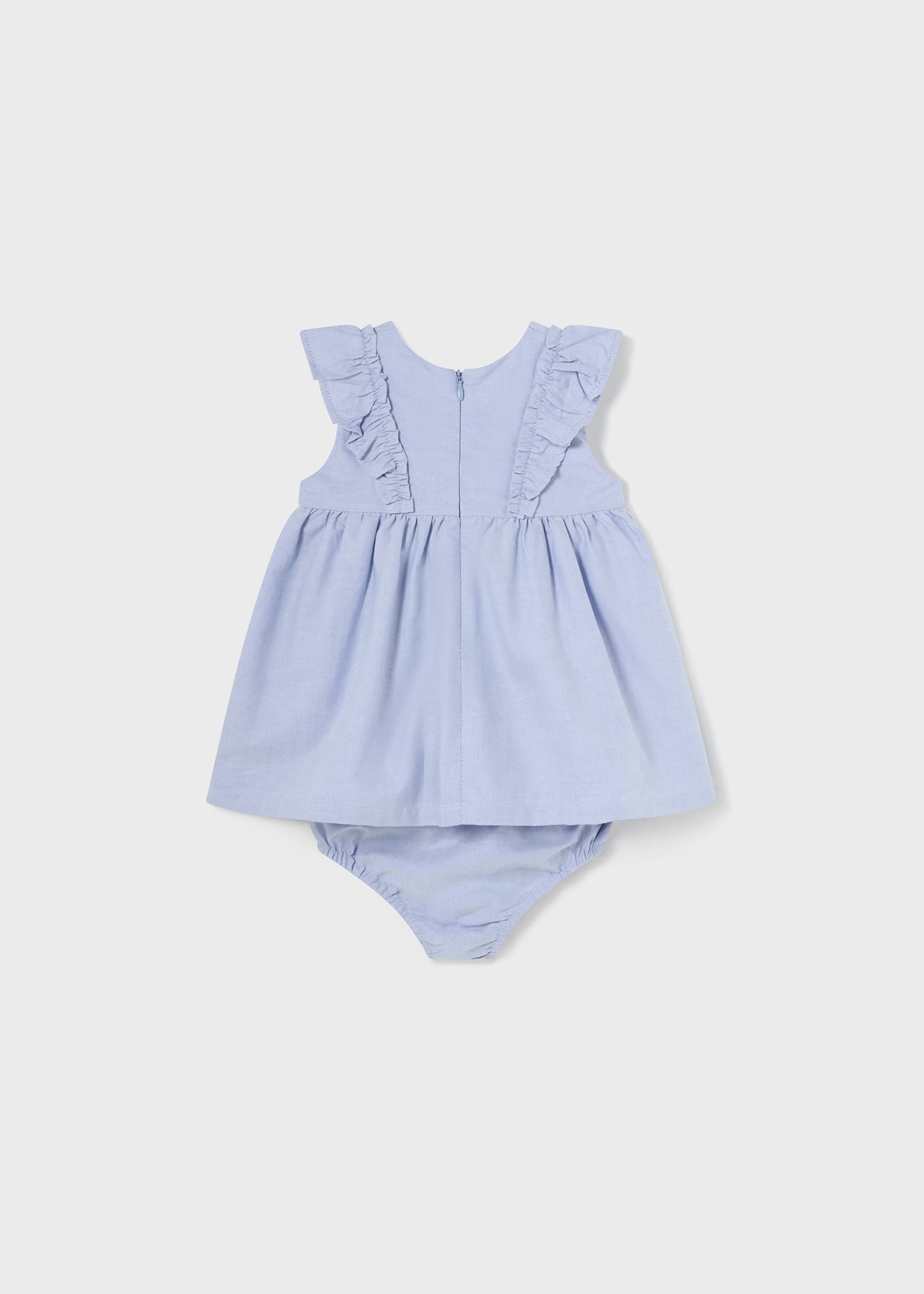 Robe volants oxford bébé