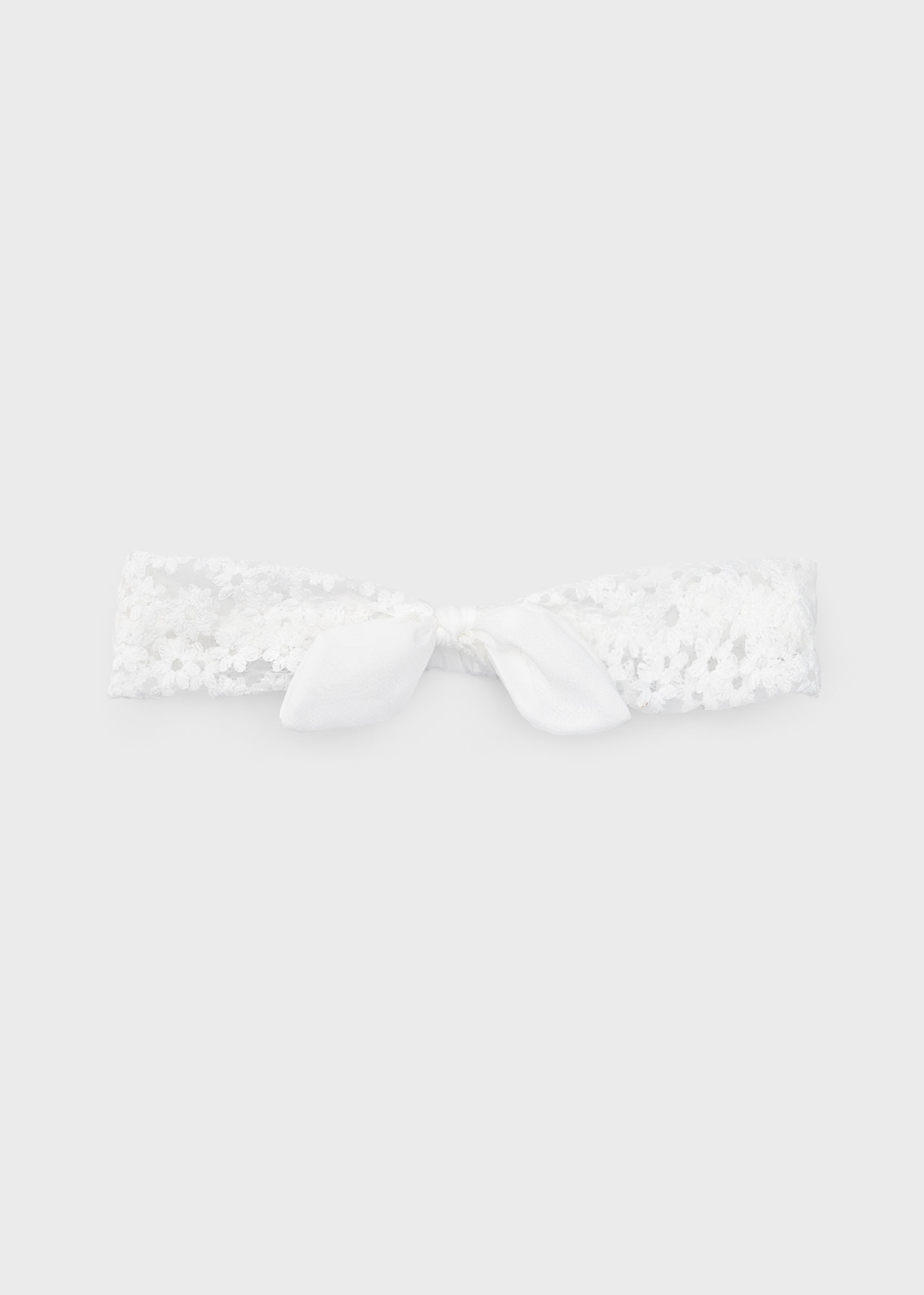 Cerchietto modello bandana con fiocco bambina