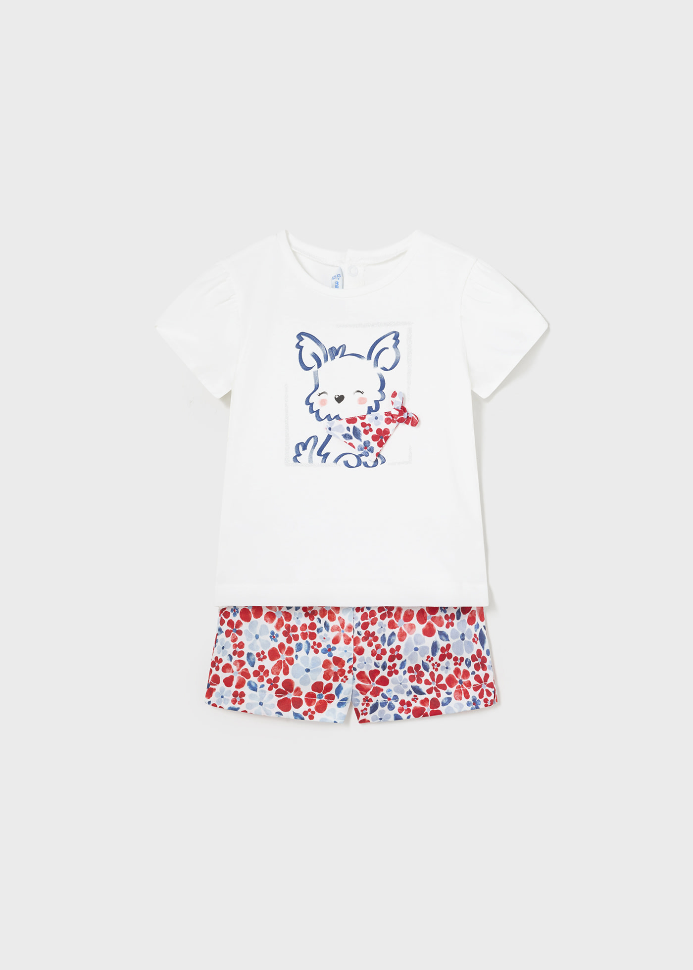 Baby 2-piece set printed shorts