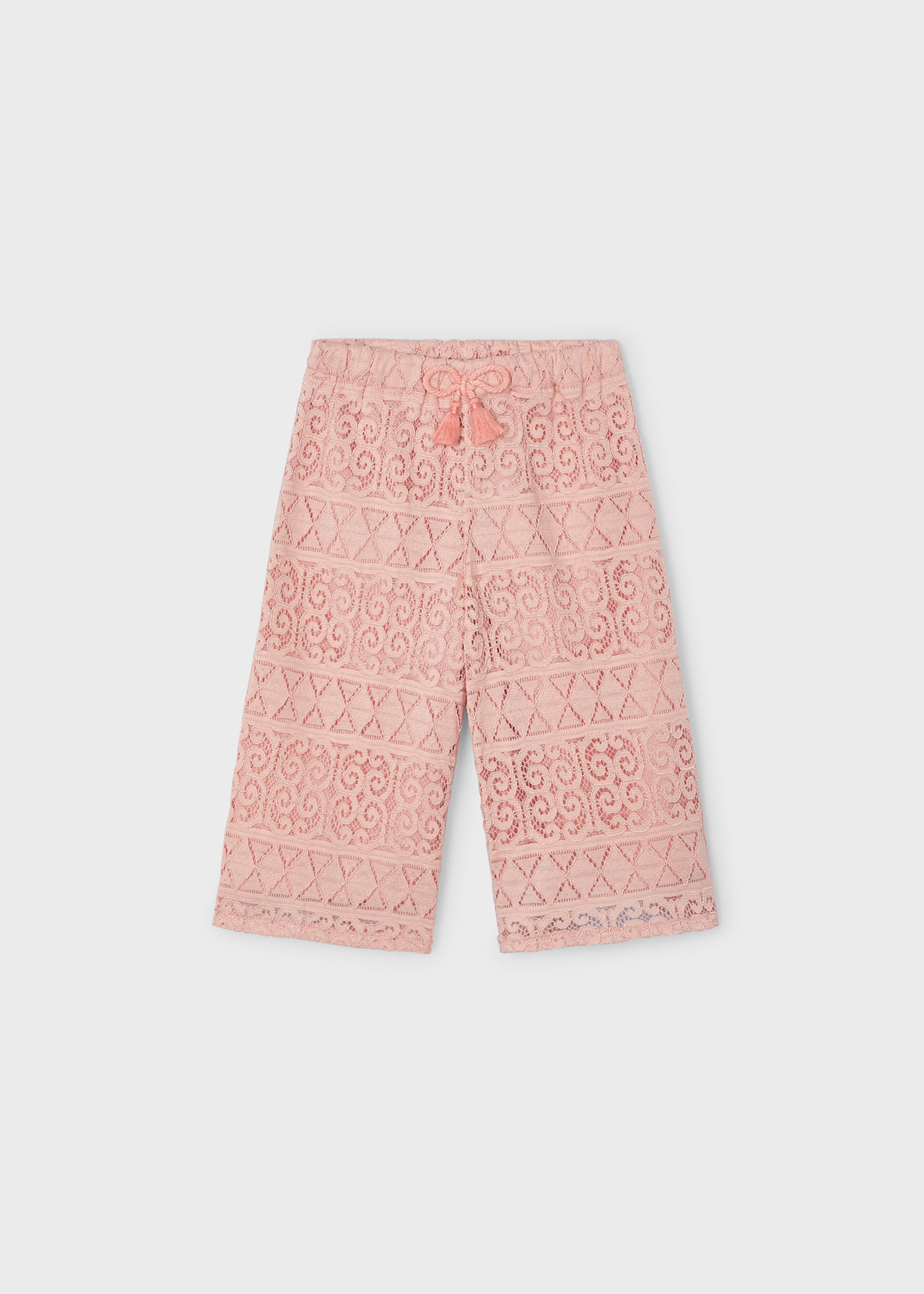Girls crochet culotte pants