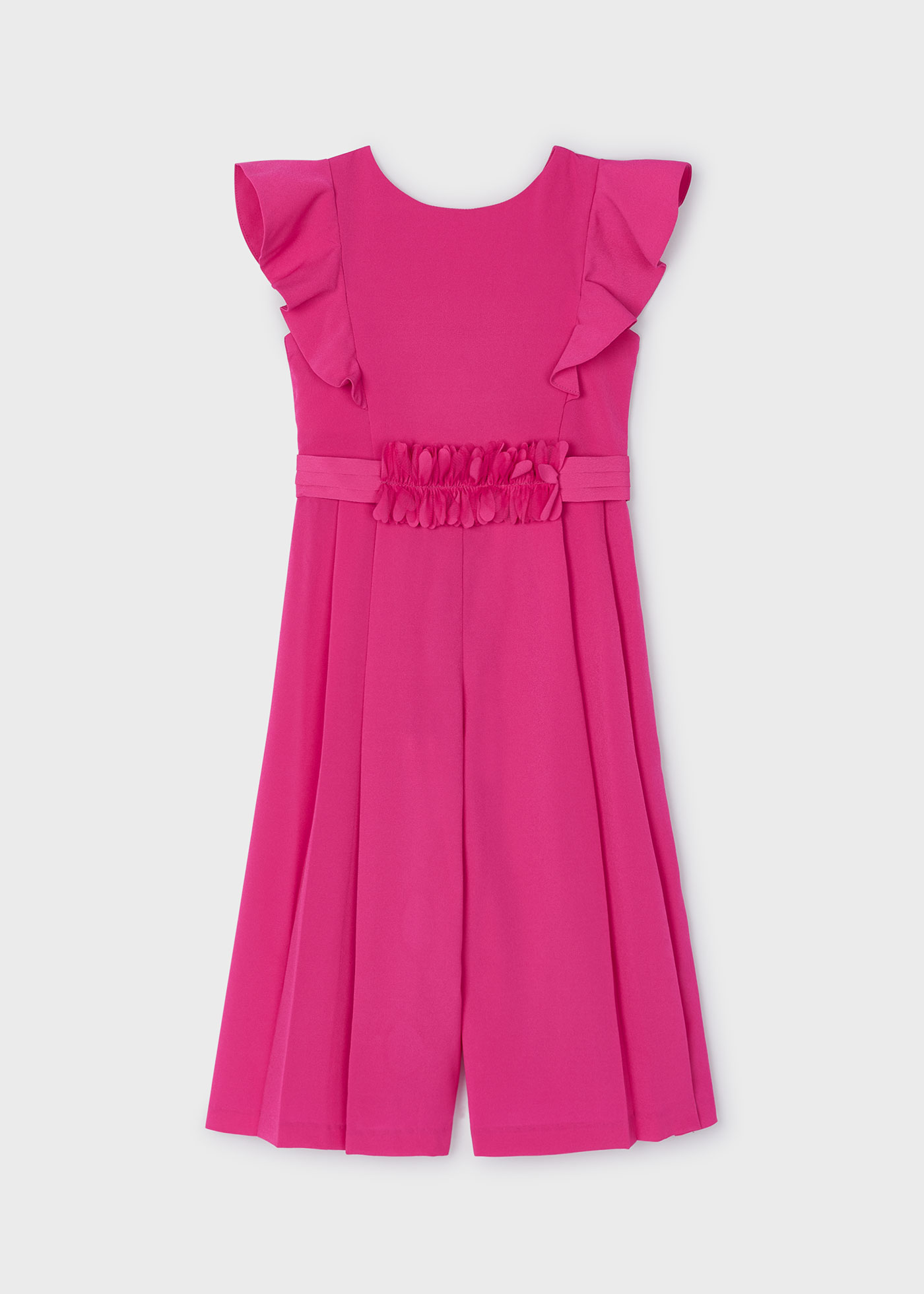 Jumpsuit mit Gürtel Kreppstoff Mädchen