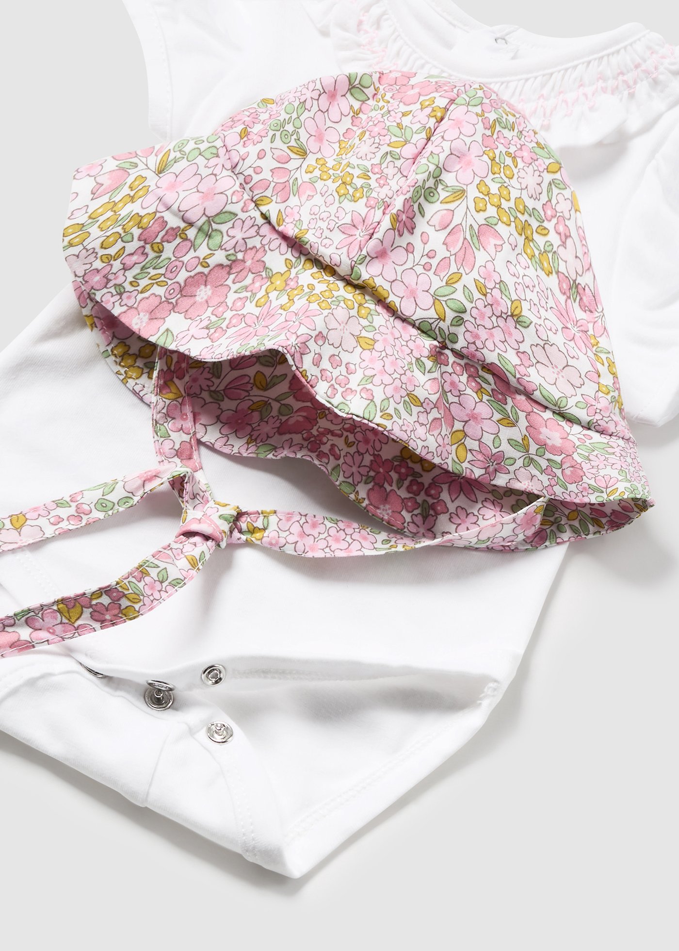 Set 3-teilig Blumen Better Cotton Neugeborene