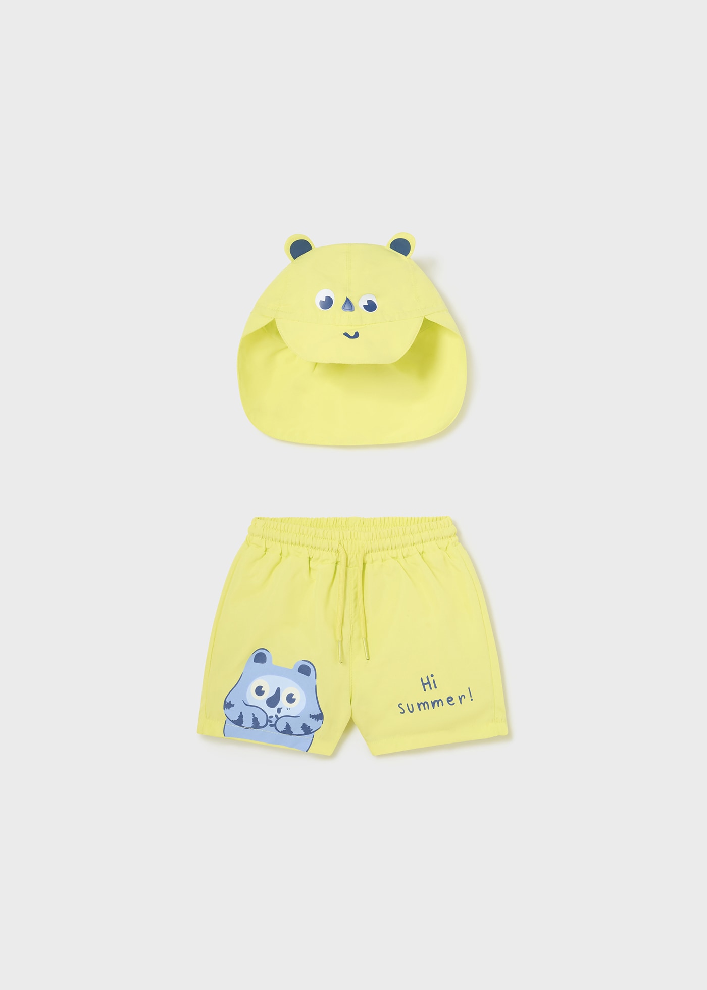 Baby Interactive Swim Shorts and Hat