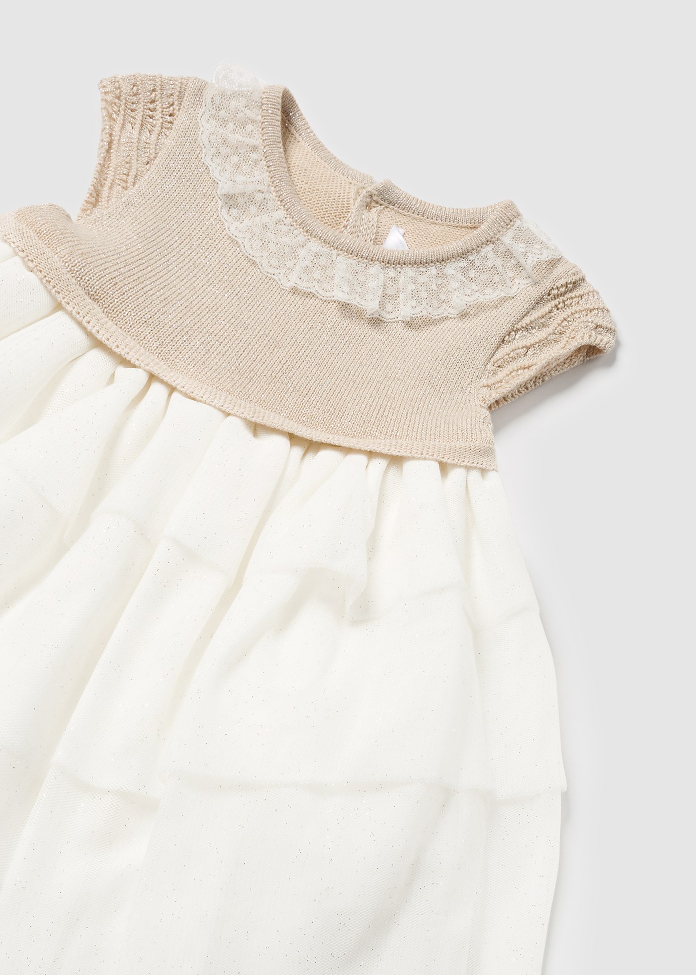 Kleid kombiniert mit Windelhöschen Neugeborene