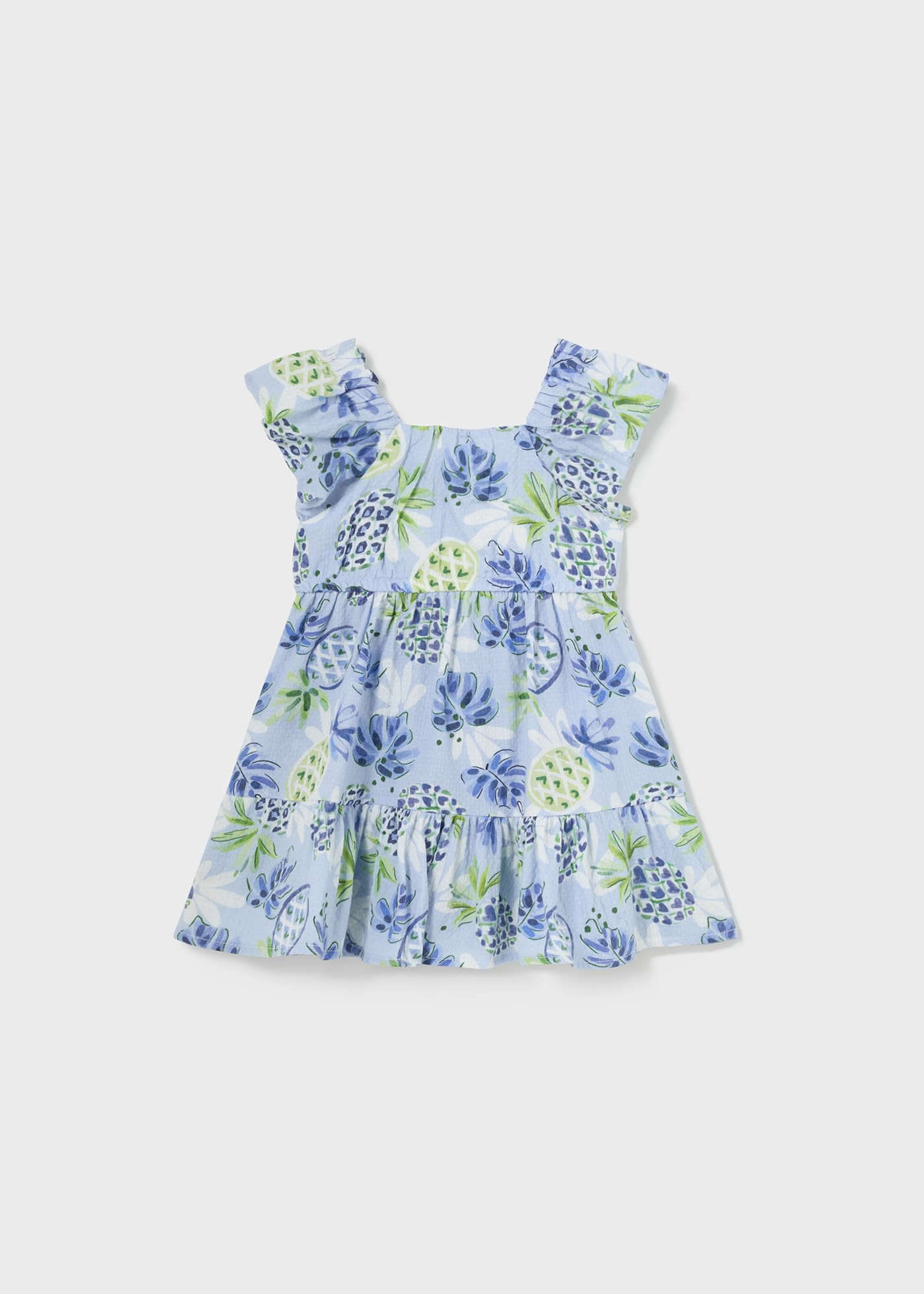 Baby printed dress pineapple print