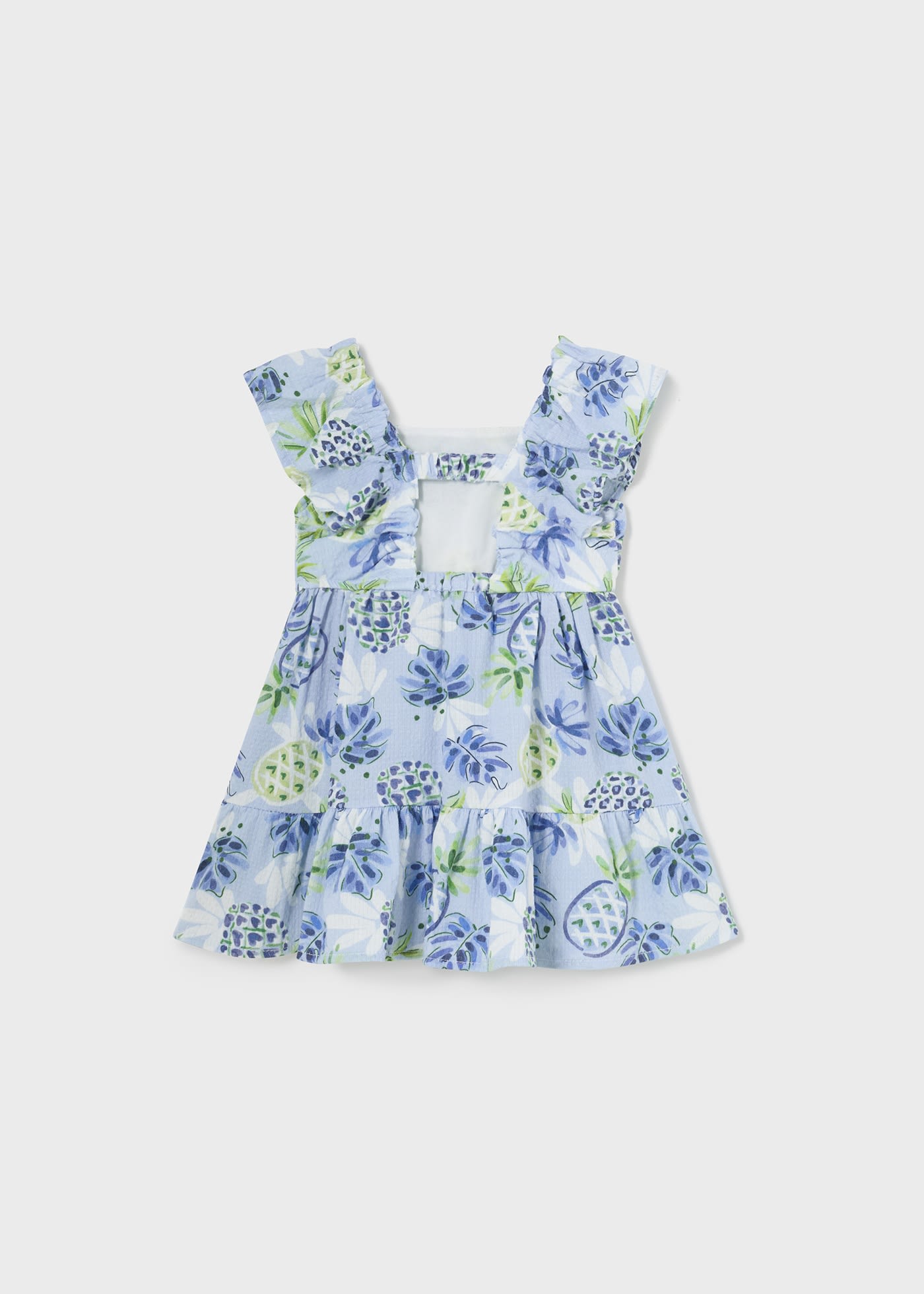 Baby printed dress pineapple print