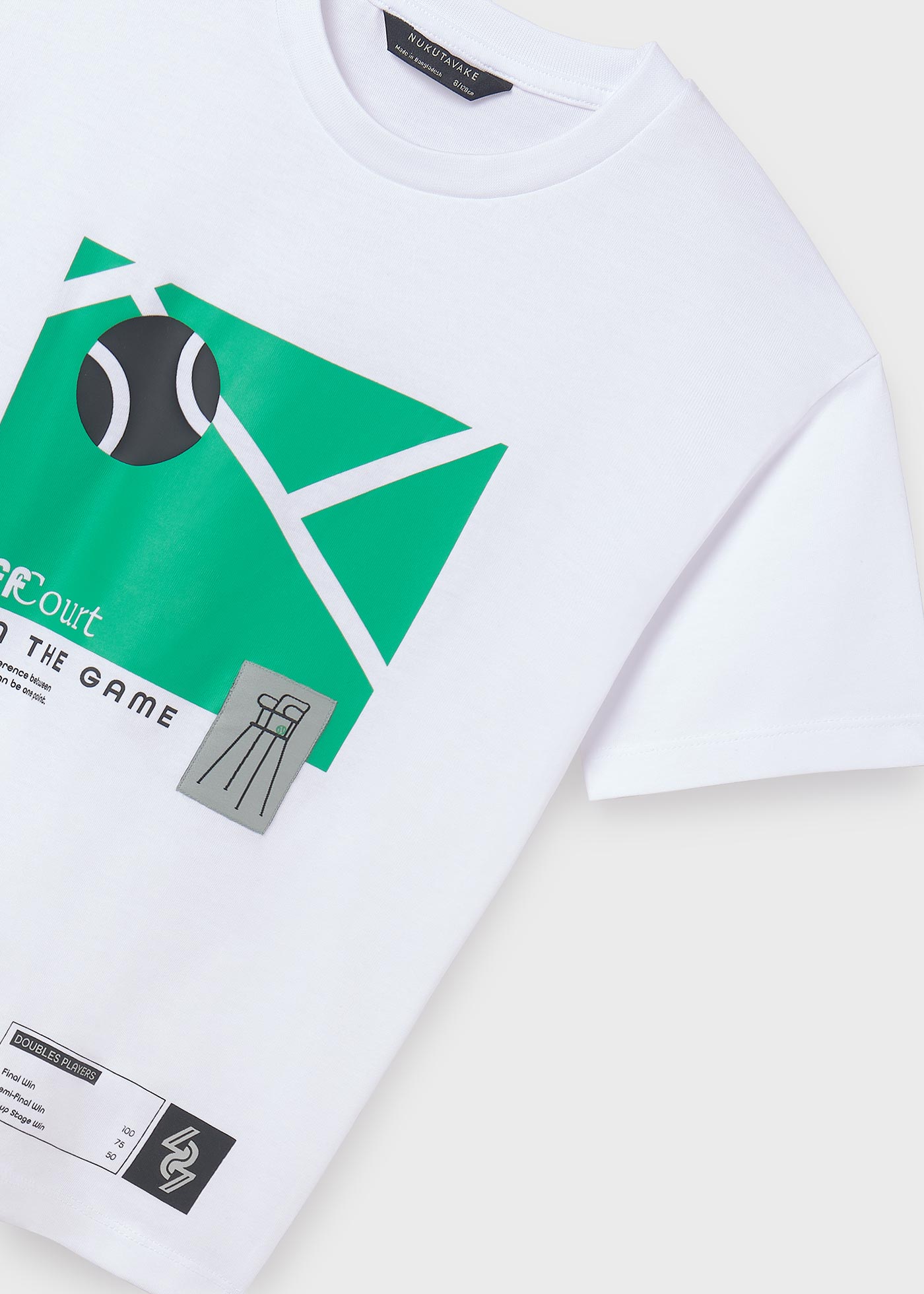 Tricou tenis Better Cotton baiat