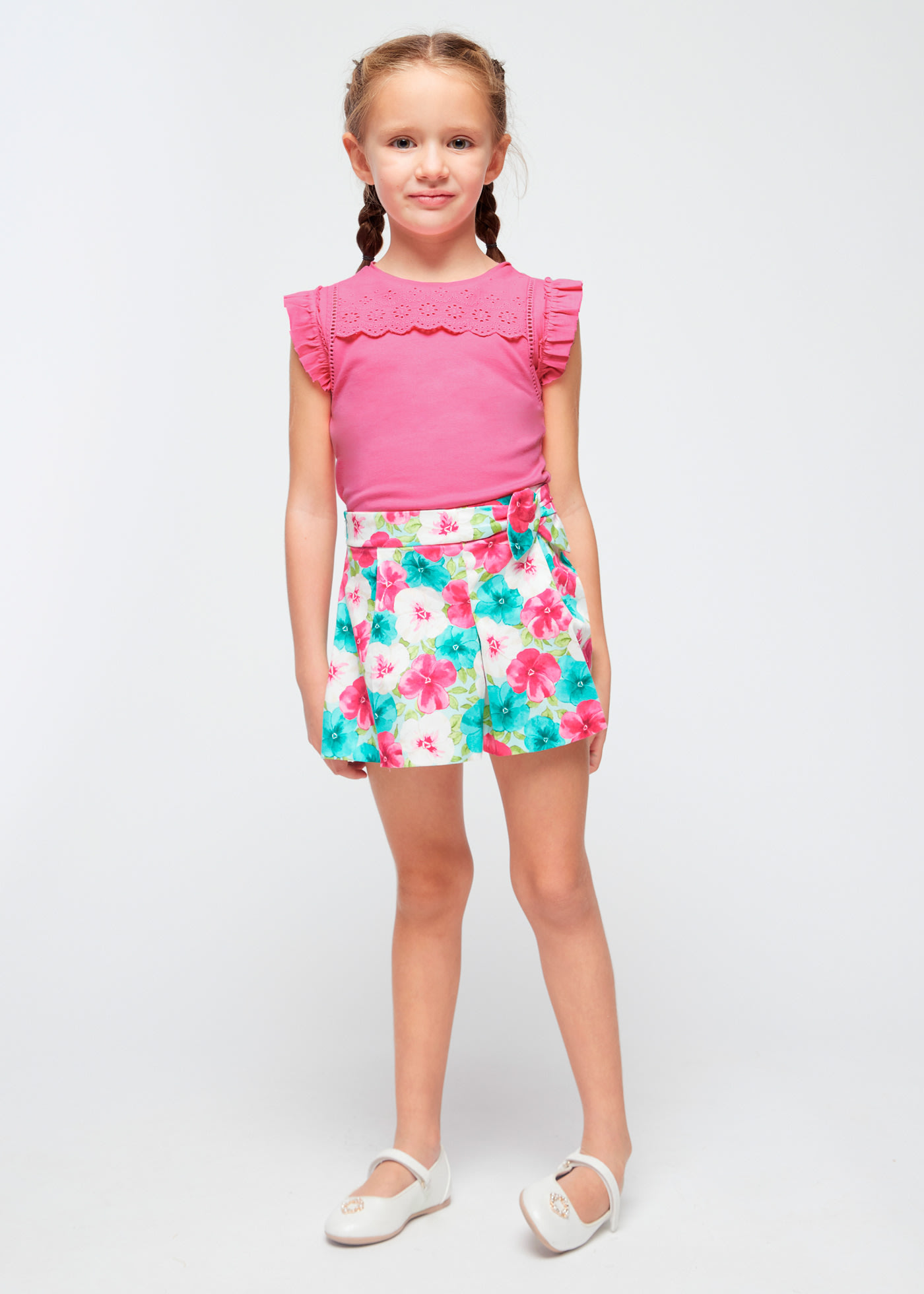 Maglietta traforata Better Cotton bambina