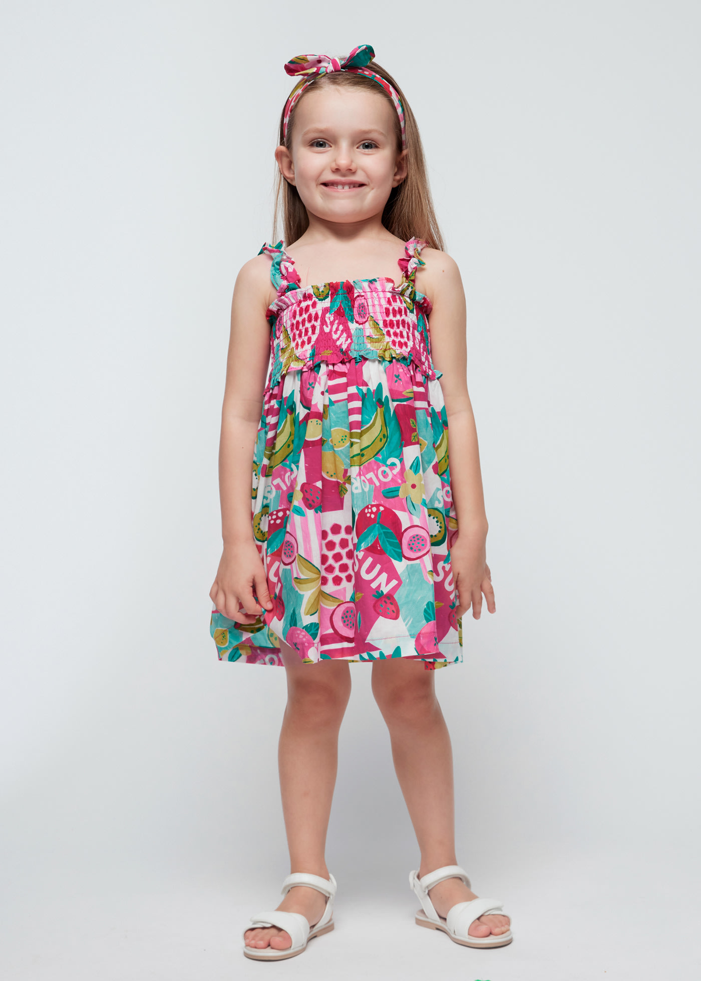 Vestito con fascia bambina