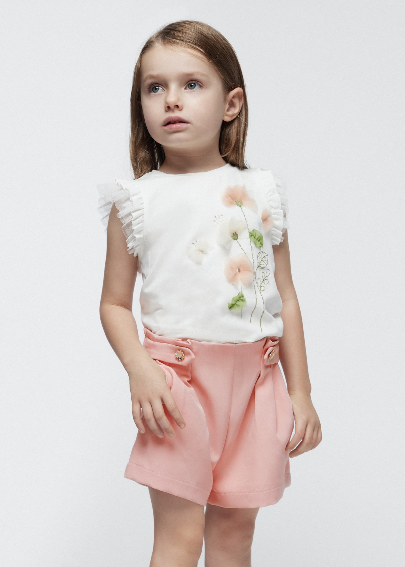 PANTALONCINI NERI GIRL BAMBINA main image 0