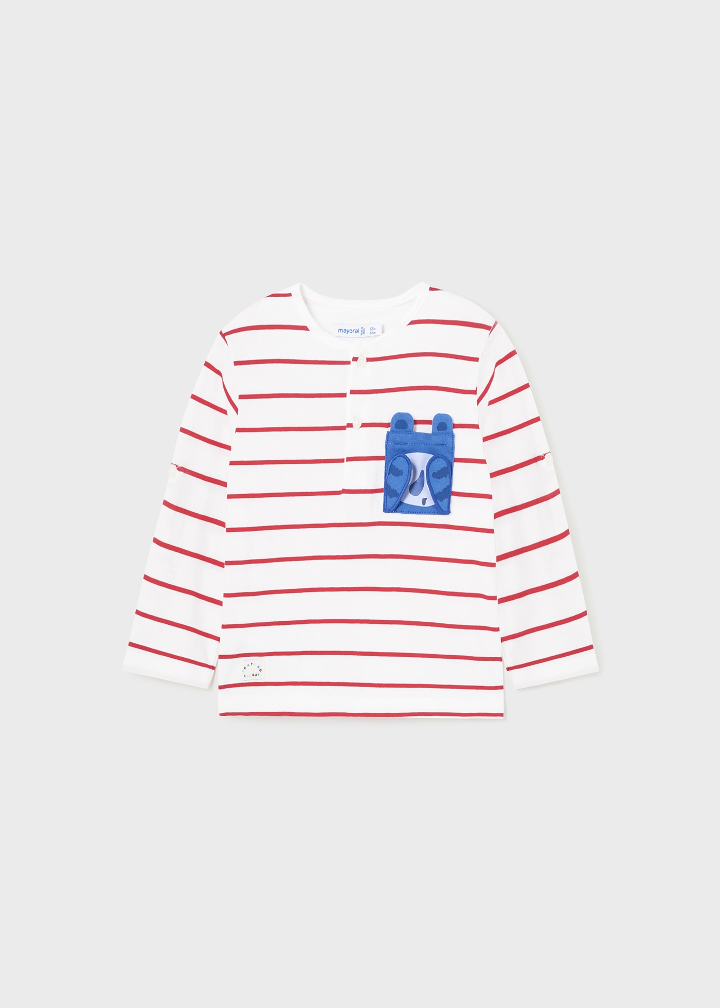 Baby interactive striped t-shirt Better Cotton