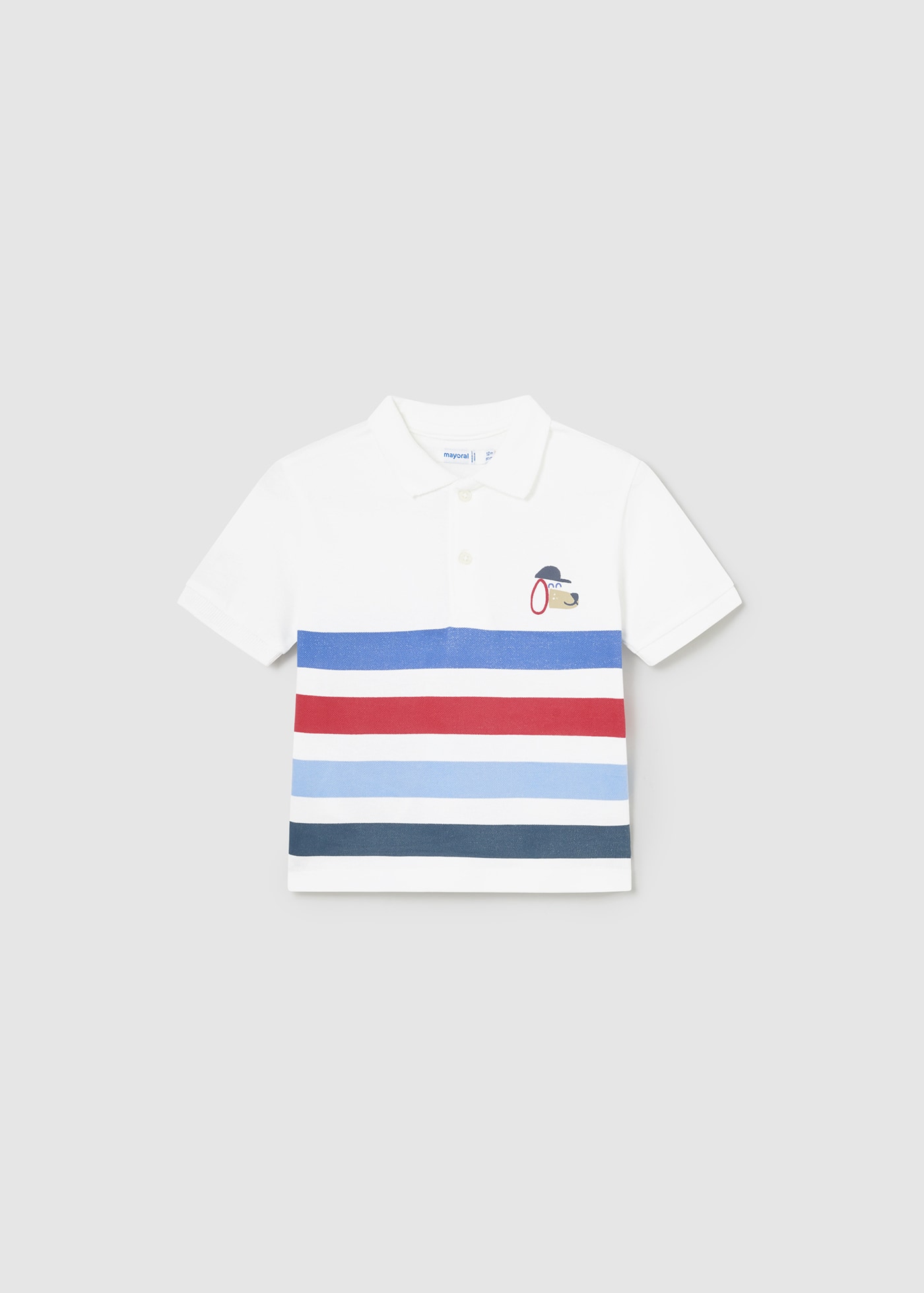 Baby striped polo shirt Better Cotton