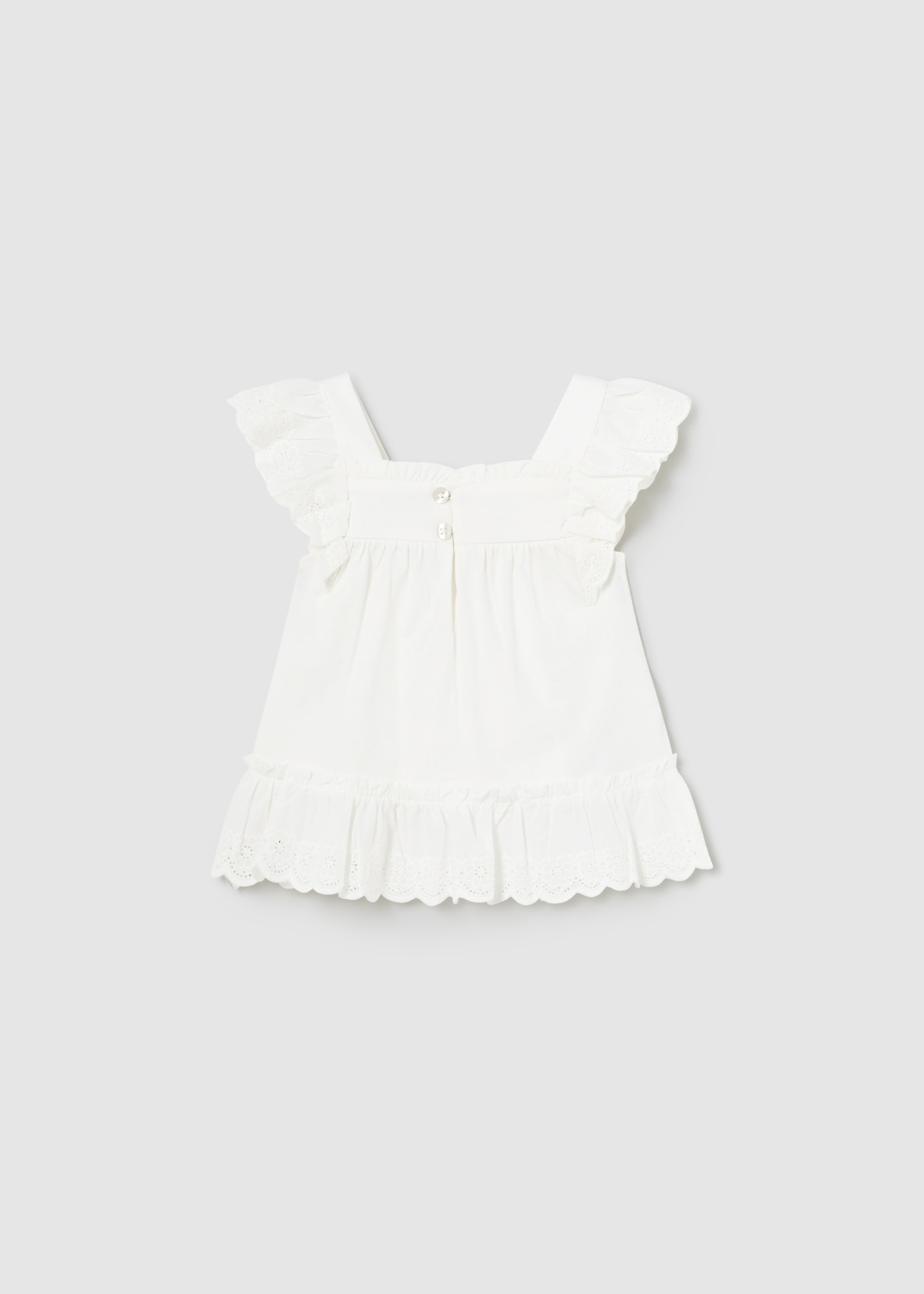 Блуза с волани Better Cotton за бебе