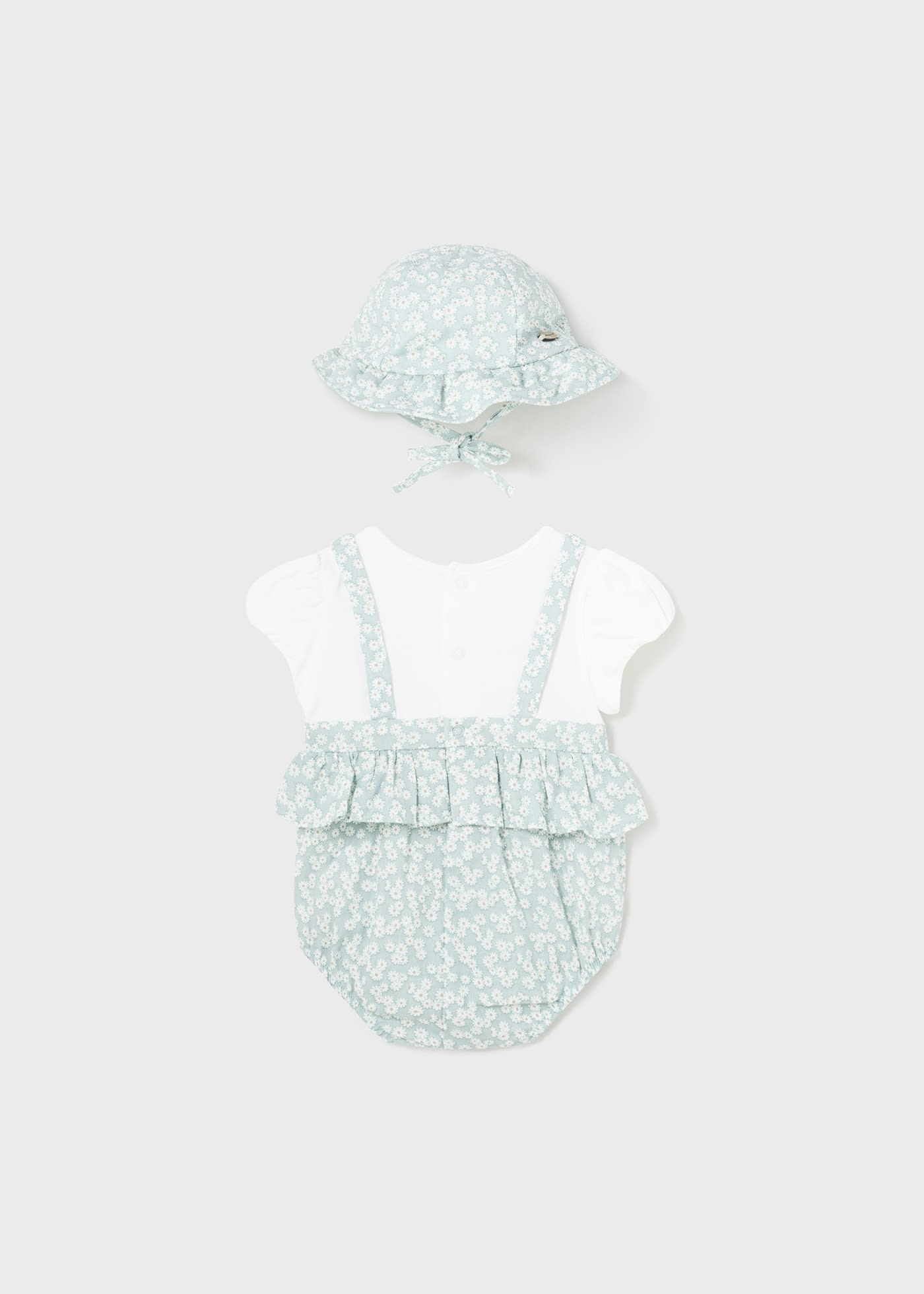 Φορμάκι σχέδιο σαλοπέτα με καπέλο Better Cotton νεογέννητο