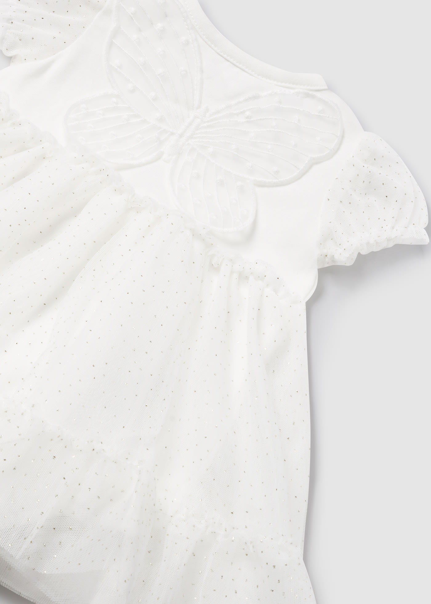Newborn tulle romper with crown