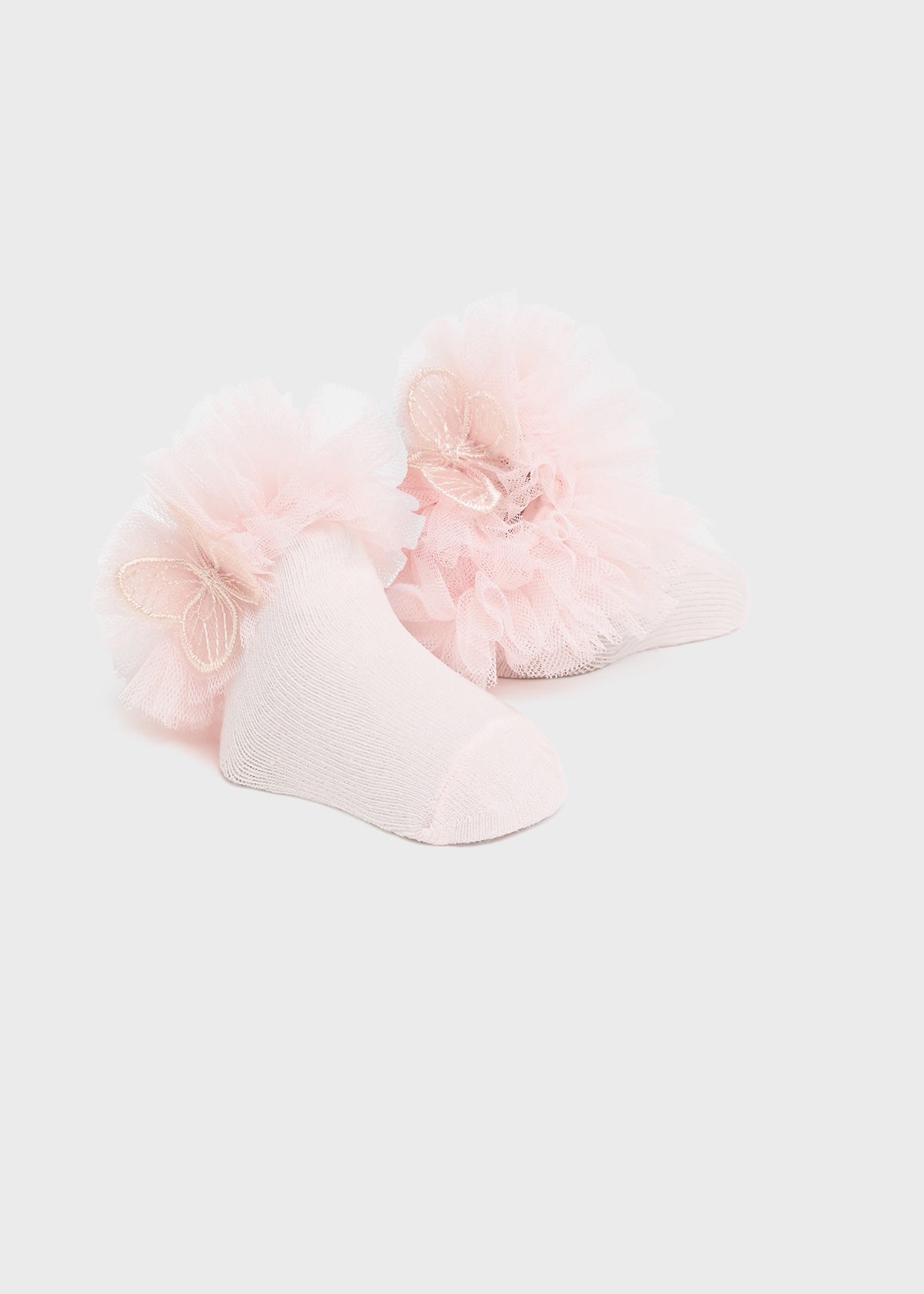 Set chaussettes et serre-tête en coton organique nouveau-né